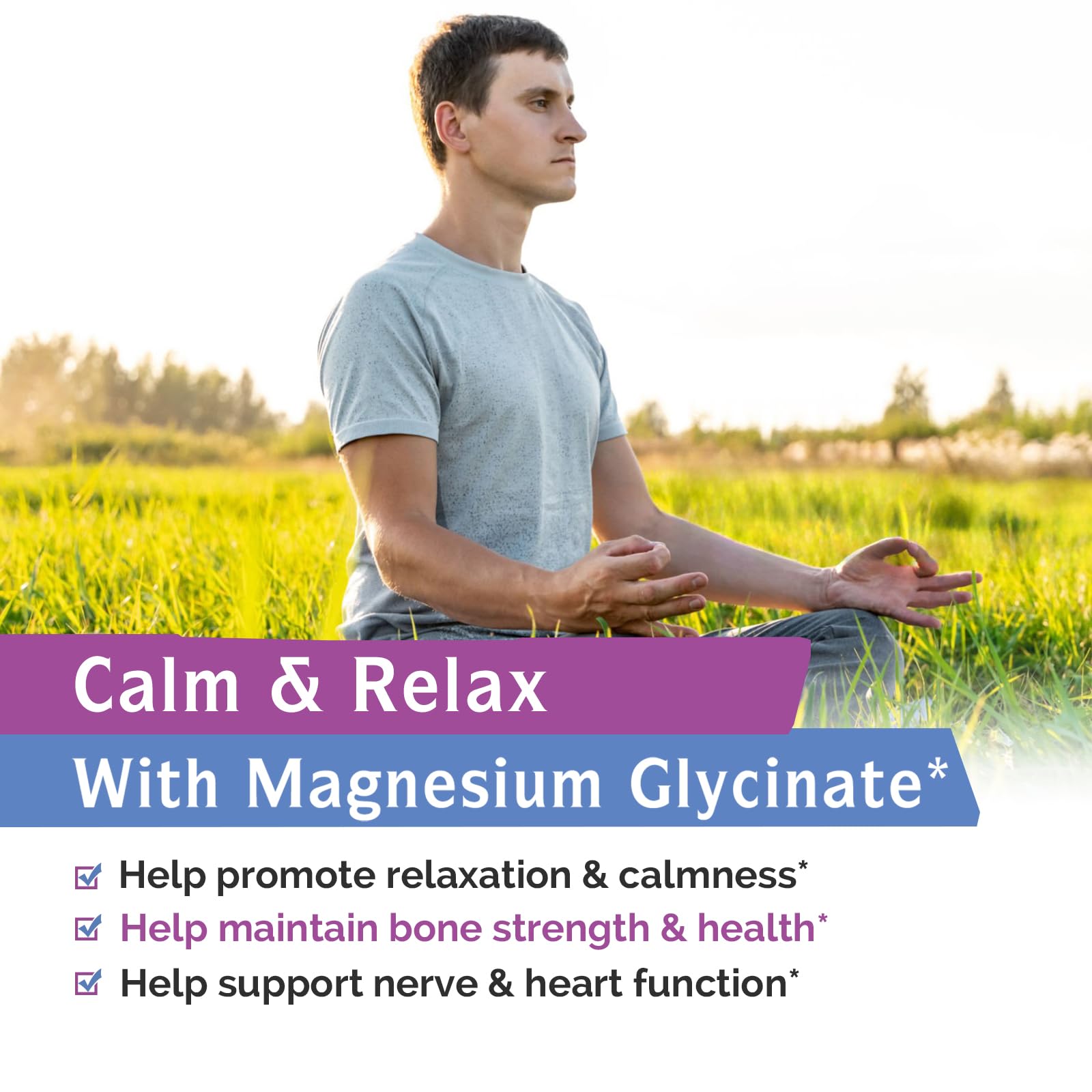 Innate Vitality Magnesium Glycinate 400mg, Non Buffered & High Absorption Magnesium Supplement for Sleep, Relaxation, Heart & Bone Health for Men & Women, Non-GMO, No Gluten, 240 Vegan Capsules Innate VitalityAu supplements
