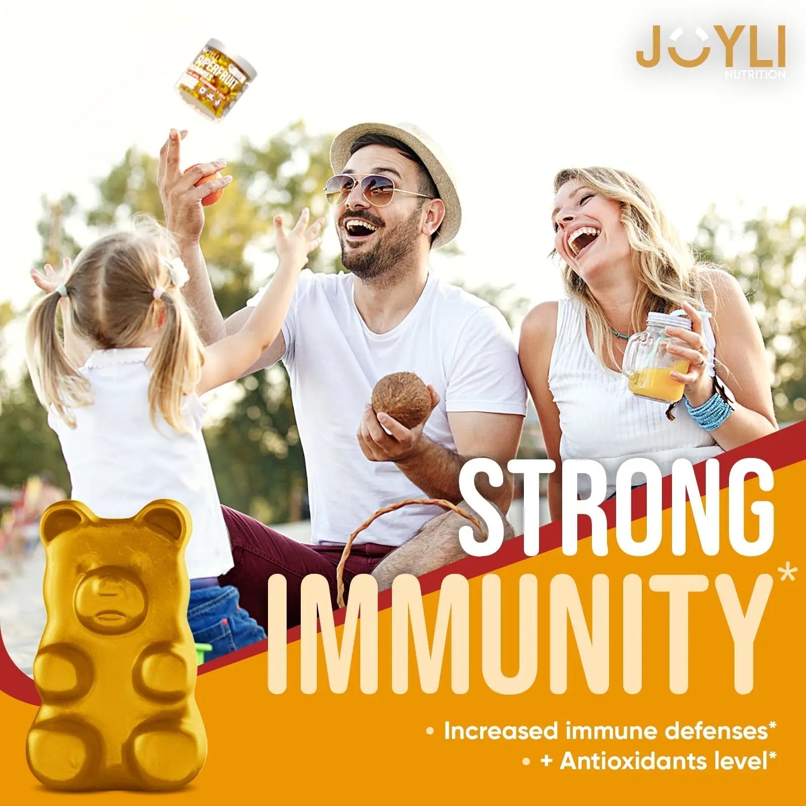 Joyli Superfruit Gummies - Sugar-Free Fruit Multivitamin Gummies for Adults - Natural JOYLI NutritionAu supplements