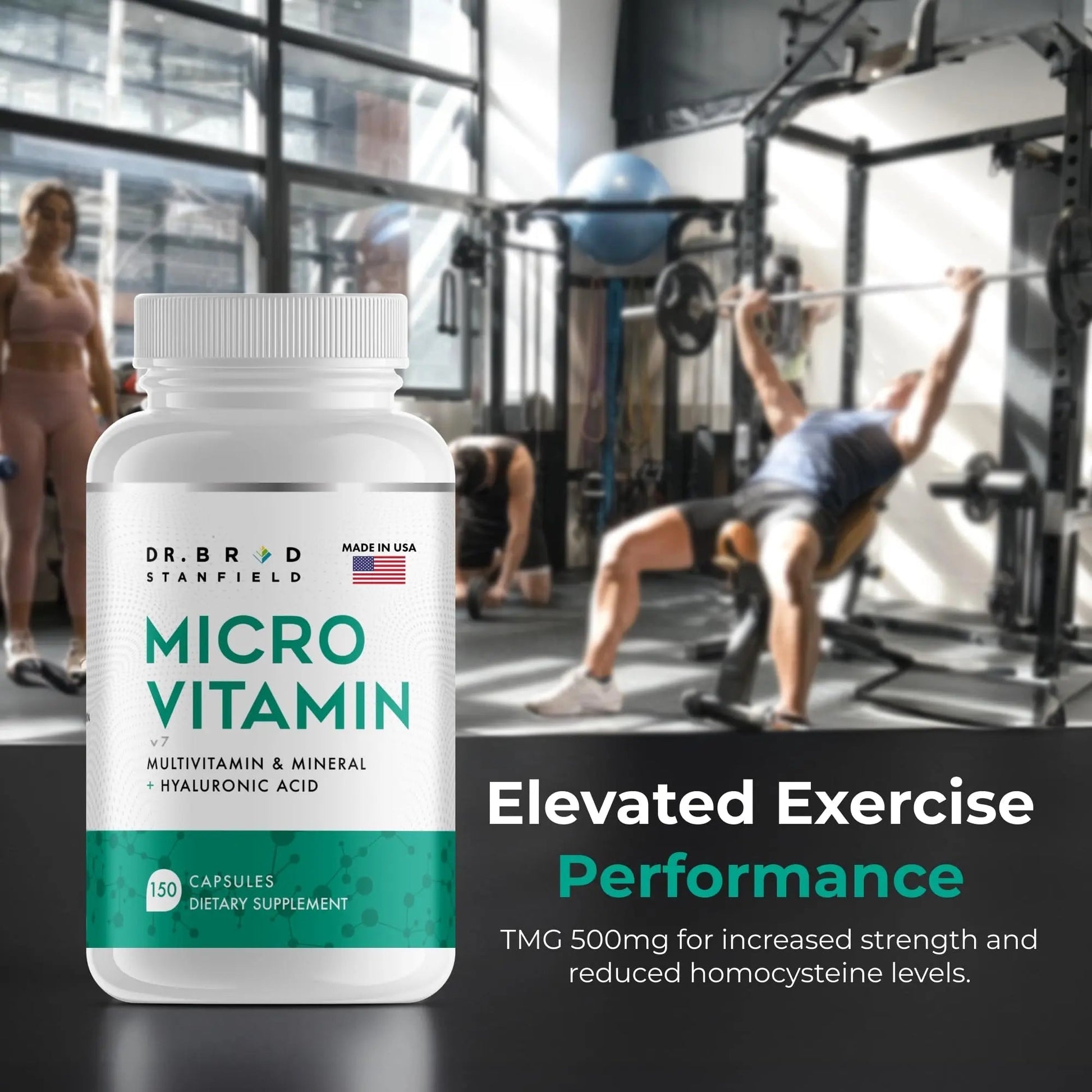 Dr Brad Stanfield Daily Low Dose MultiVitamin & Mineral for Men & Women to Support Cognitive Performance & Memory + Hyaluronic Acid for Skin Health Dr Brad StanfieldAu supplements
