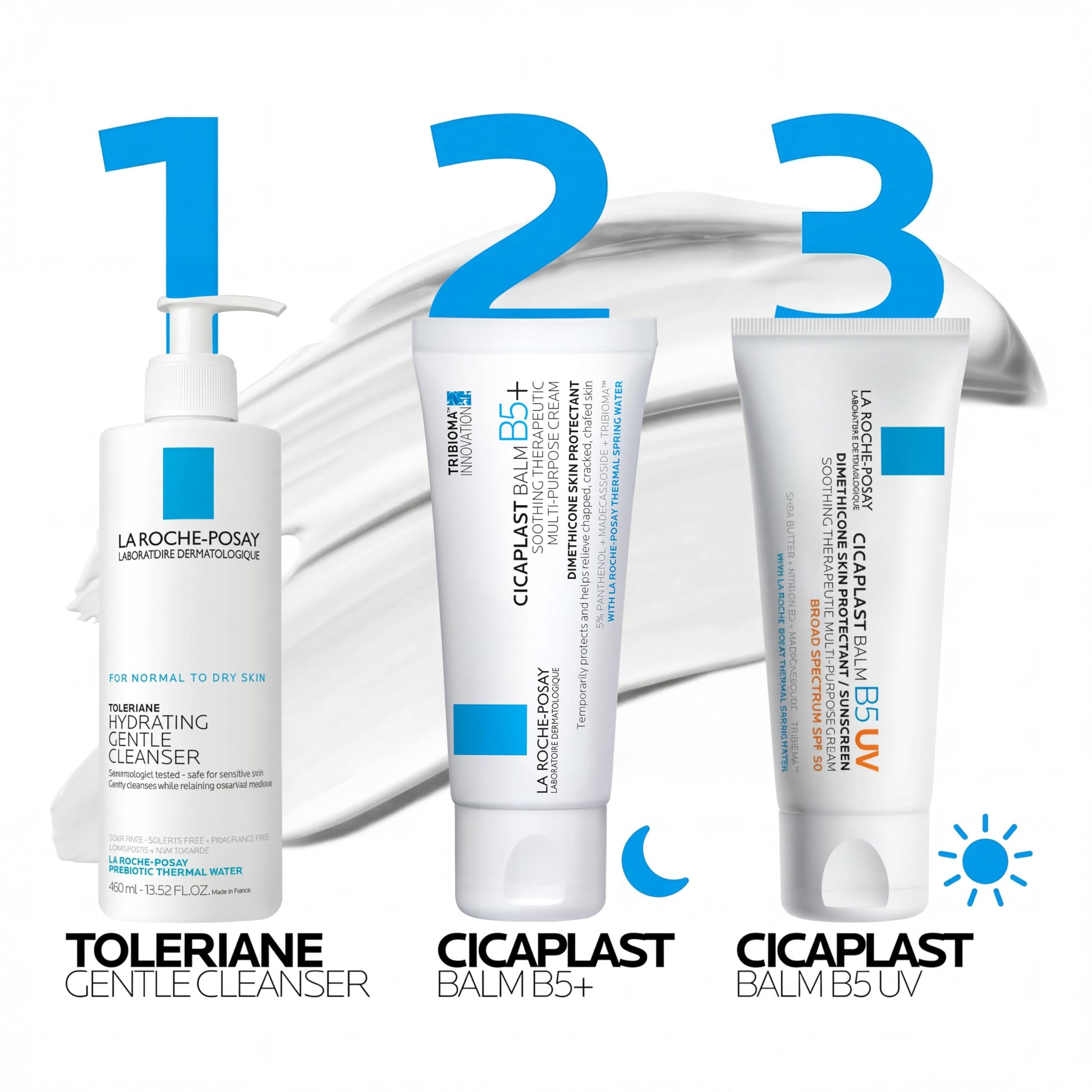 La Roche-Posay Cicaplast Balm B5, Healing Ointment and Soothing Therapeutic Multi Purpose Cream for Dry & Irritated Skin La Roche-PosayUS supplements