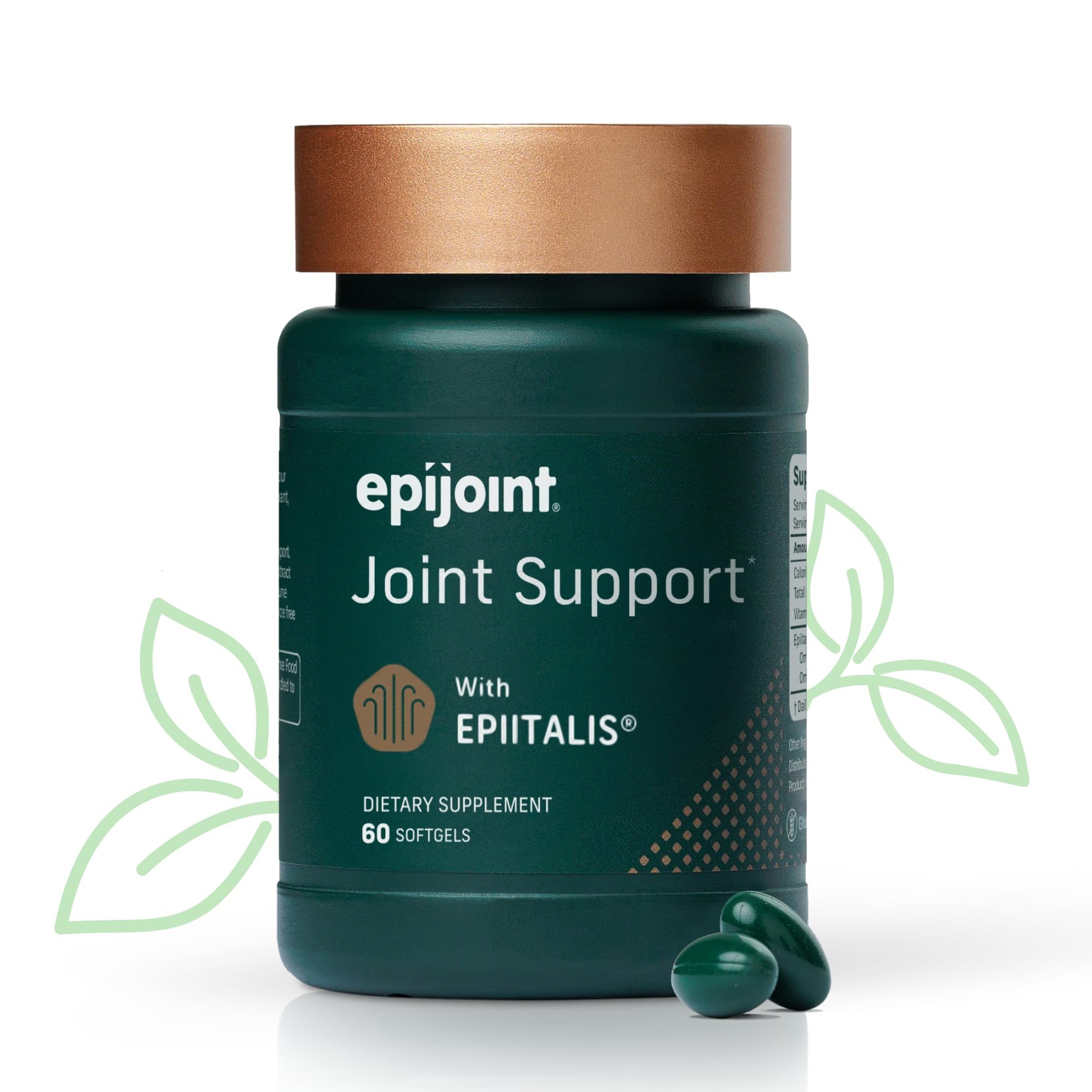 EPIJOINT Joint Support – Supports Mobility & Osteoarthritis – May Help Reduce Inflammation with Patented Epiitalis – 60 Capsules EPIJOINTAu supplements