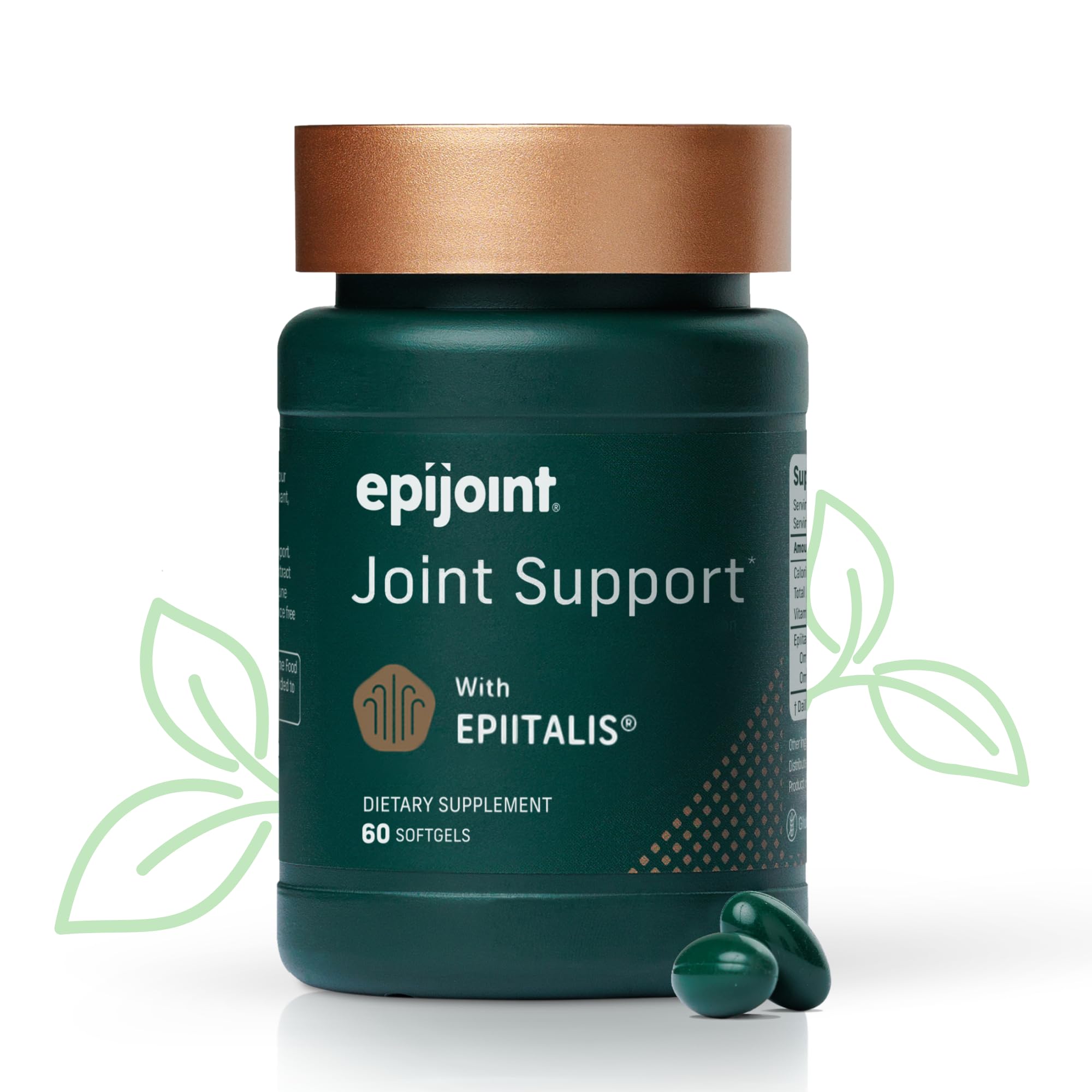 EPIJOINT Joint Support – Supports Mobility & Osteoarthritis – May Help Reduce Inflammation with Patented Epiitalis – 60 Capsules EPIJOINTAu supplements