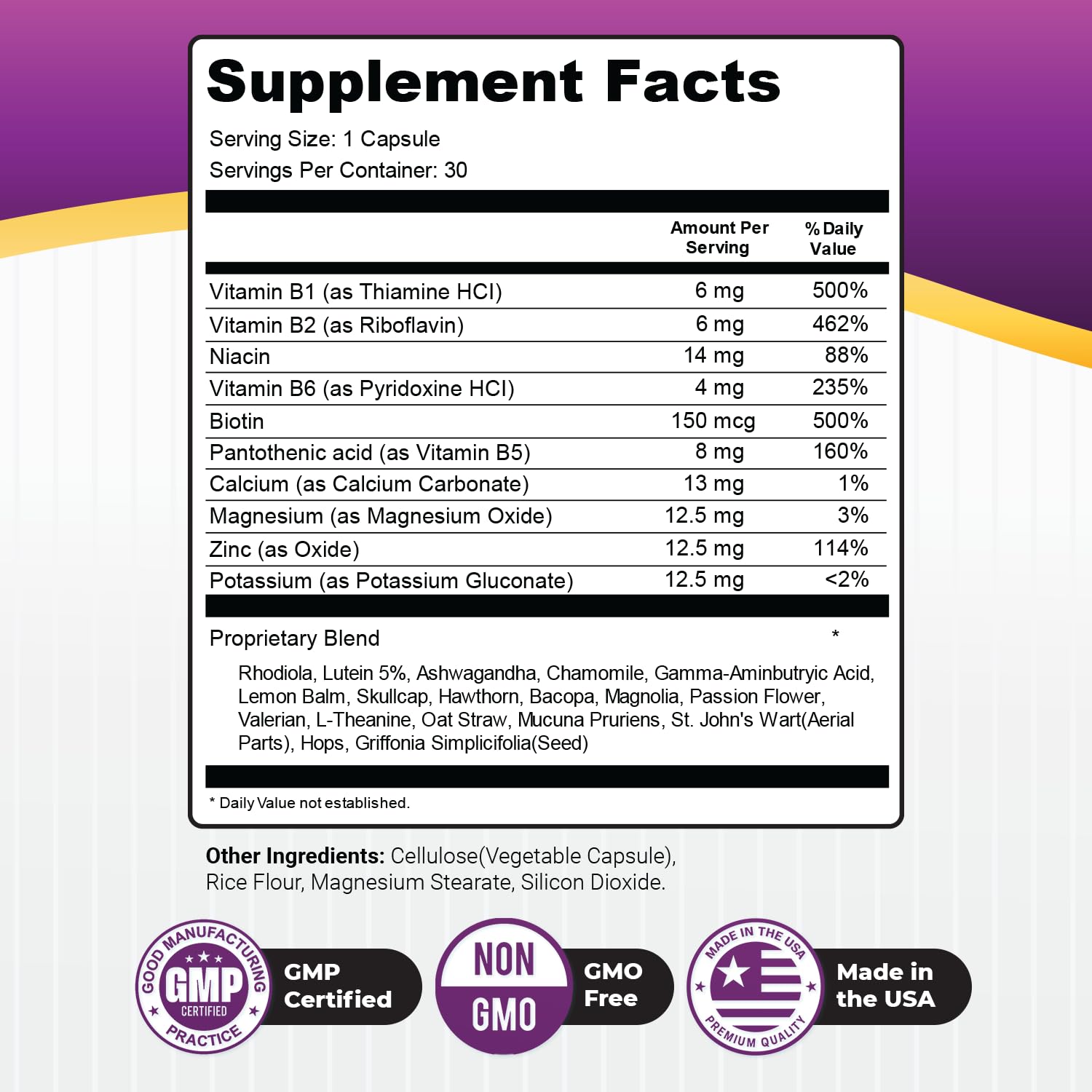 GlucoShield Pro - Natural Supplement with Vitamins B1, B2, B6, Magnesium, Zinc & Calcium | Non-GMO, Stimulant-Free, Easy-to-Take | Made in the USA, GMP-Certified | 30 Capsules, 3 Month Supply Nature’s NutriWaveAu supplements