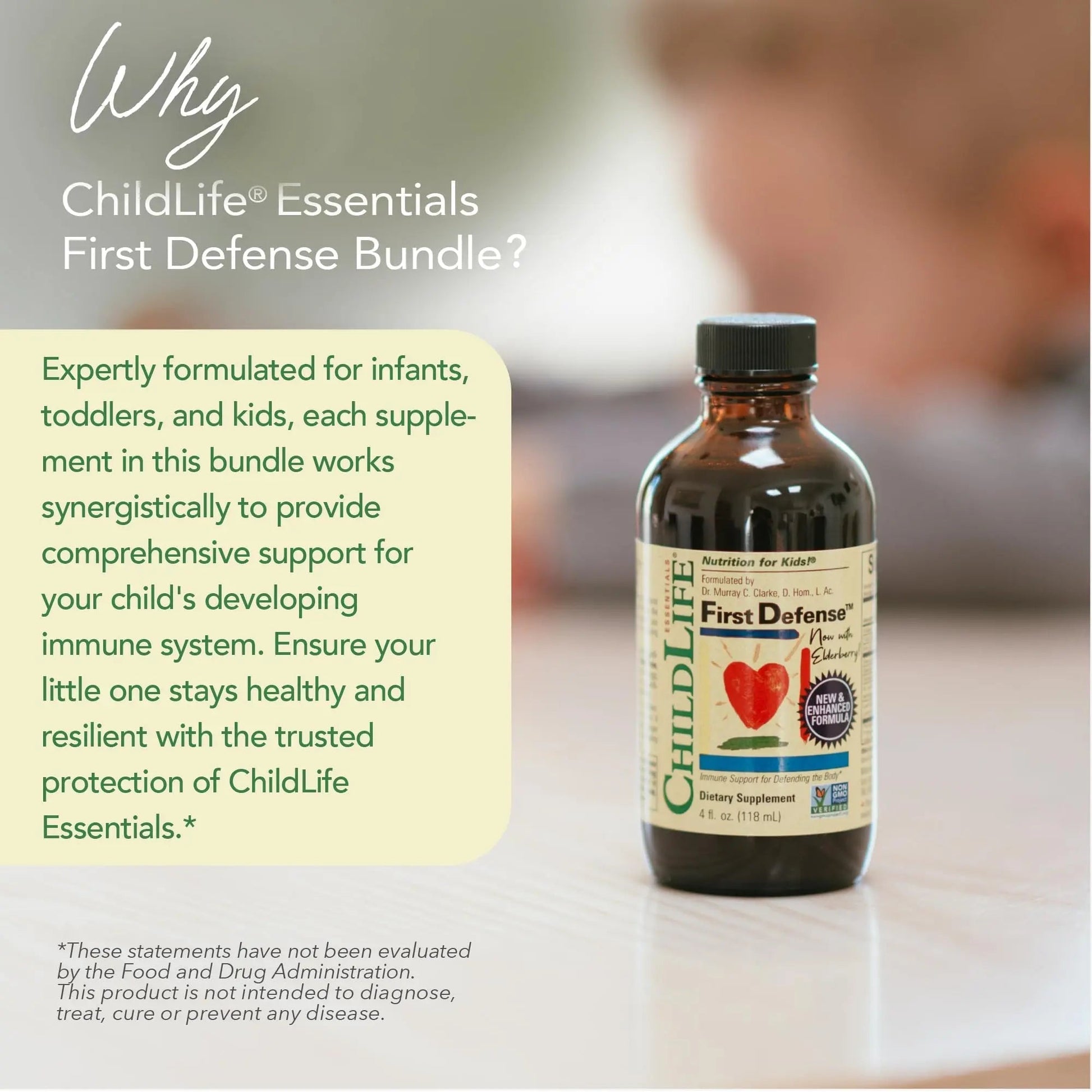 CHILDLIFE ESSENTIALS Immune Support 3-Pack - Liquid Vitamin C, First Defense, and Echinacea - Immune Boosting Supplements CHILDLIFE ESSENTIALSAu supplements