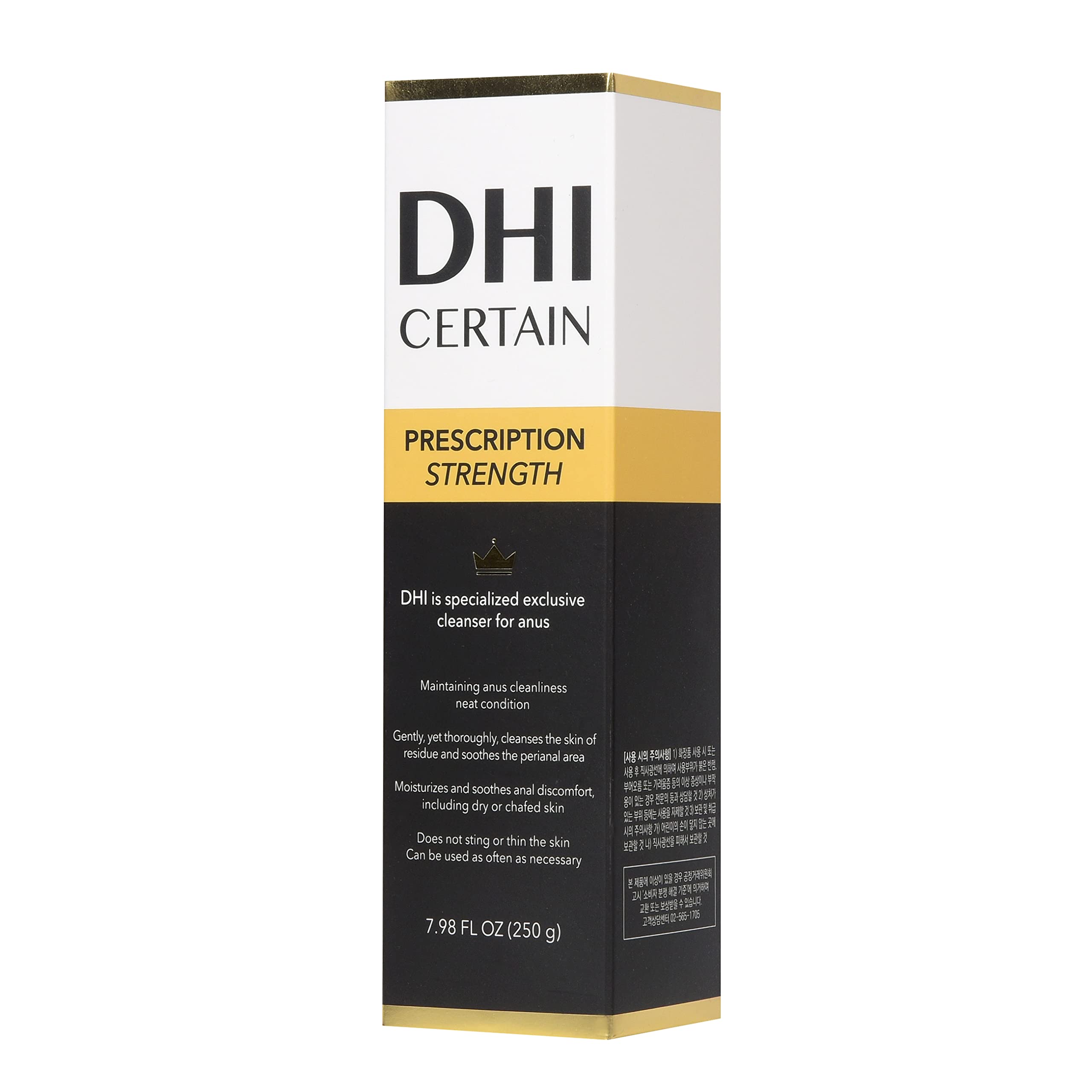 DHI PROBIOTIC Certain Intimate Wash for Men with 3 kinds of probiotics plus 20 Premium Natural DHIAu supplements