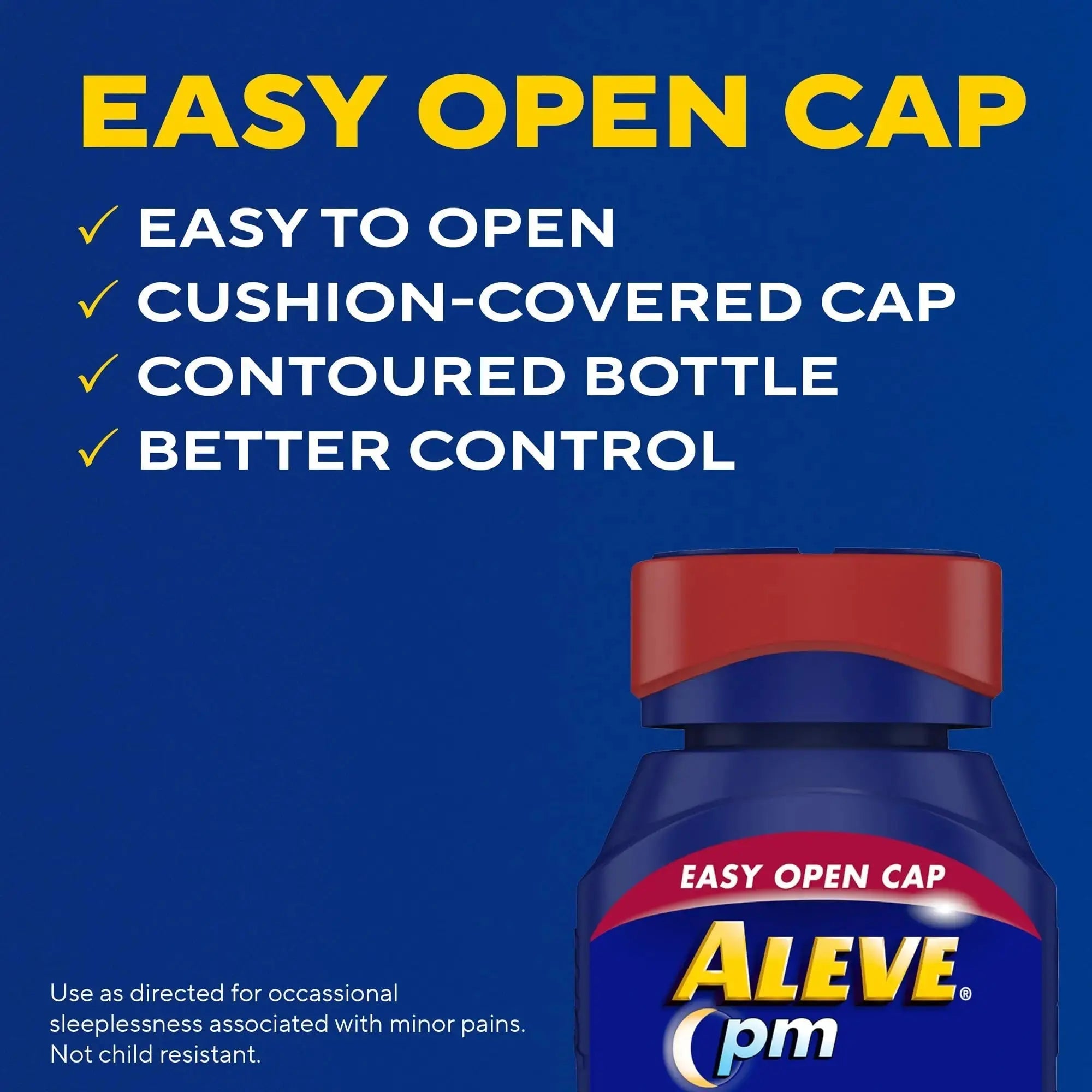 Aleve PM Sleep Aid Plus Pain Reliever Caplets, Naproxen Sodium & Diphenhydramine HCl, Nighttime, 120 Count AleveAu supplements