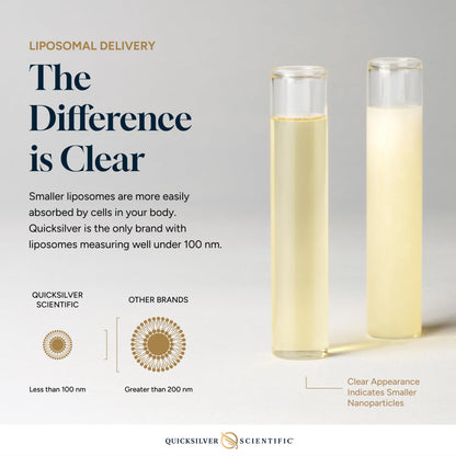 Quicksilver Scientific Longevity Elite - Liposomal Adaptogen + Pregnenolone Tonic - Herbal Supplements Designed for Age Optimization Support While Targeting AMPK, Sirtuins + Telomeres (100ml) Quicksilver ScientificUS supplements