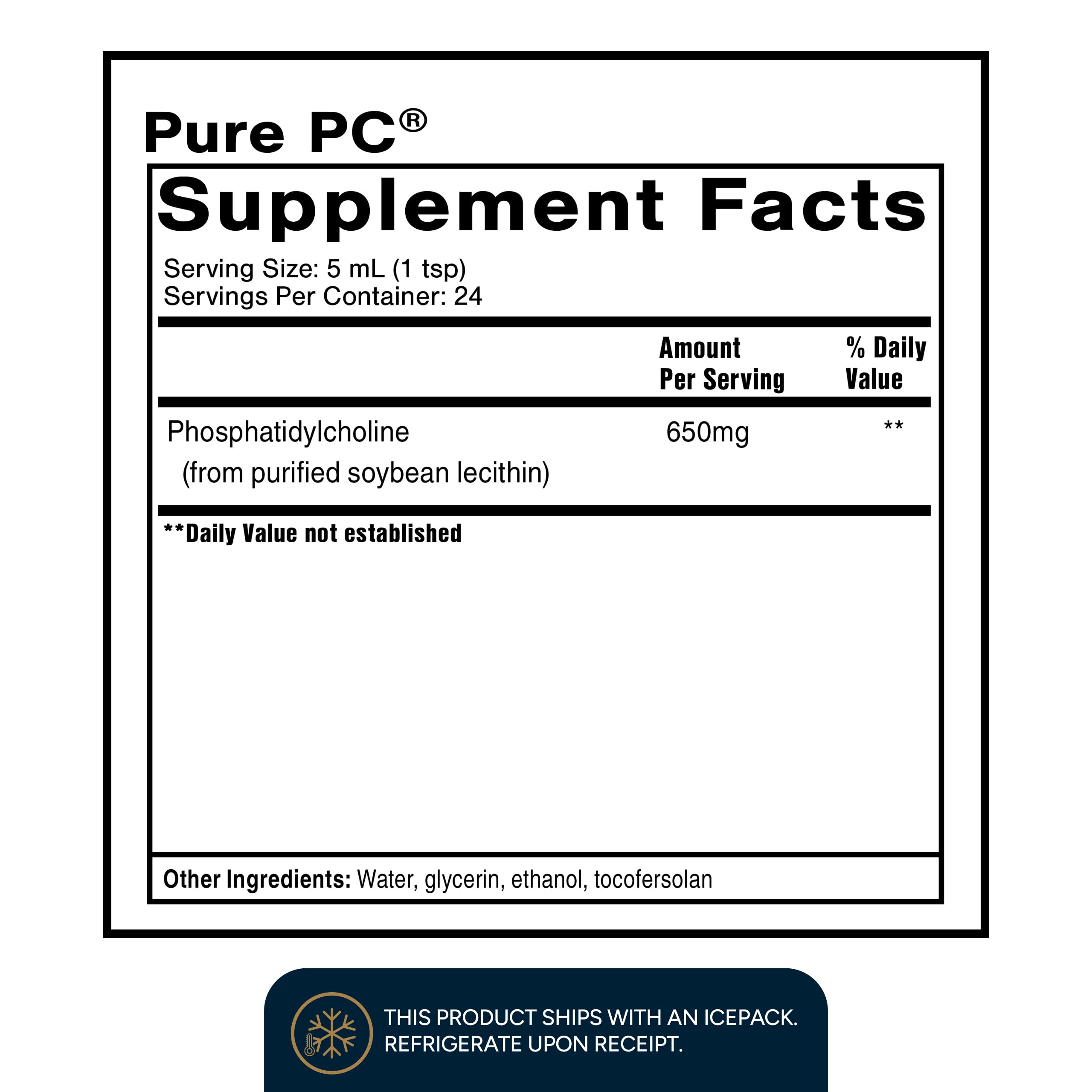 Quicksilver Scientific Micellized Pure PC - Phosphatidylcholine Liquid Supplement to Support Cellular & Liver Health - Superior Liposomal Absorption - Non-GMO Supportive Brain Supplement (4oz /120ml) Quicksilver ScientificUS supplements