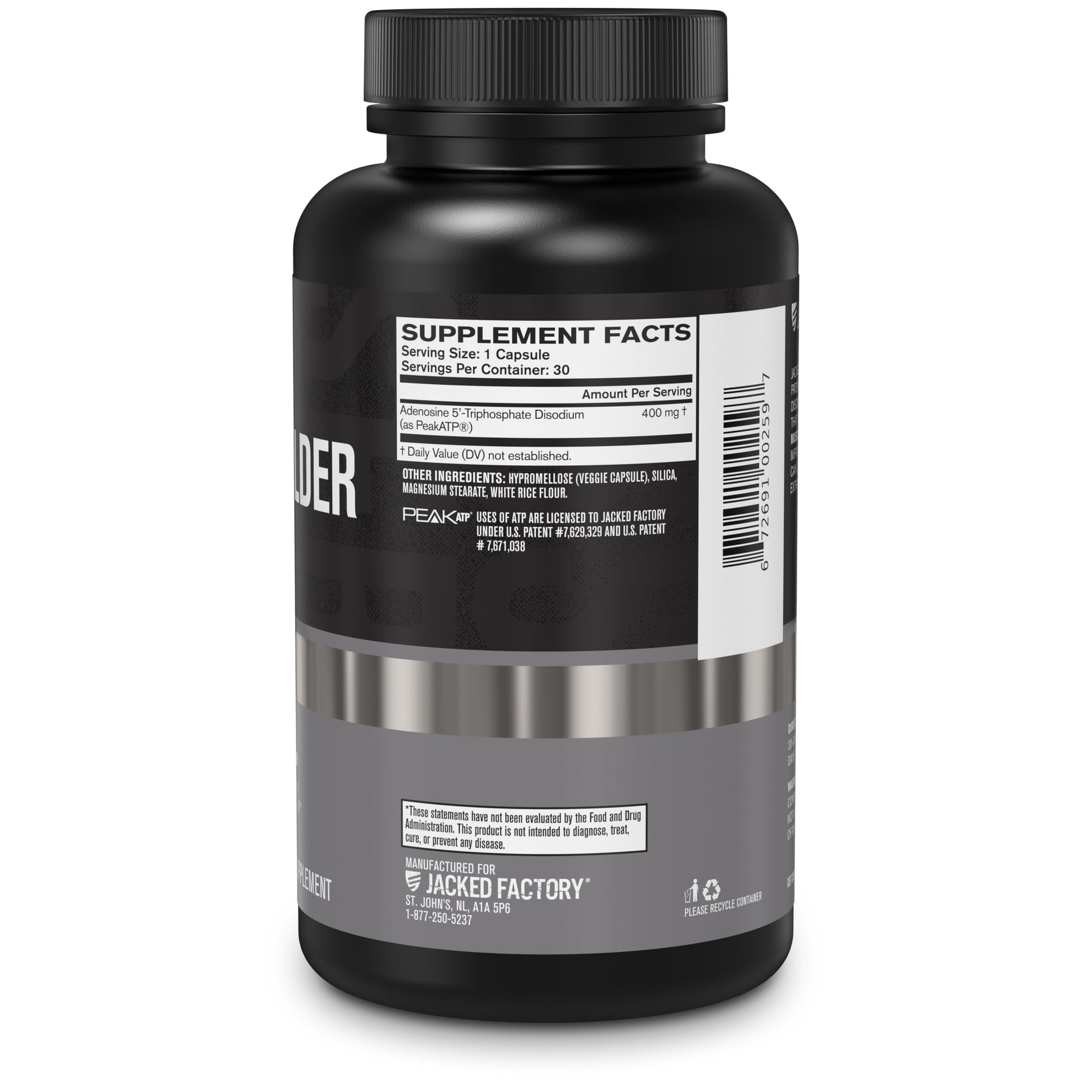 Jacked Factory Essentials Muscle Builder - ATP Muscle Builder for Men with Peak ATP to Support Muscle Gain, Enhance Athletic Performance, & Increase Strength - 30 Capsules Jacked FactoryAu supplements