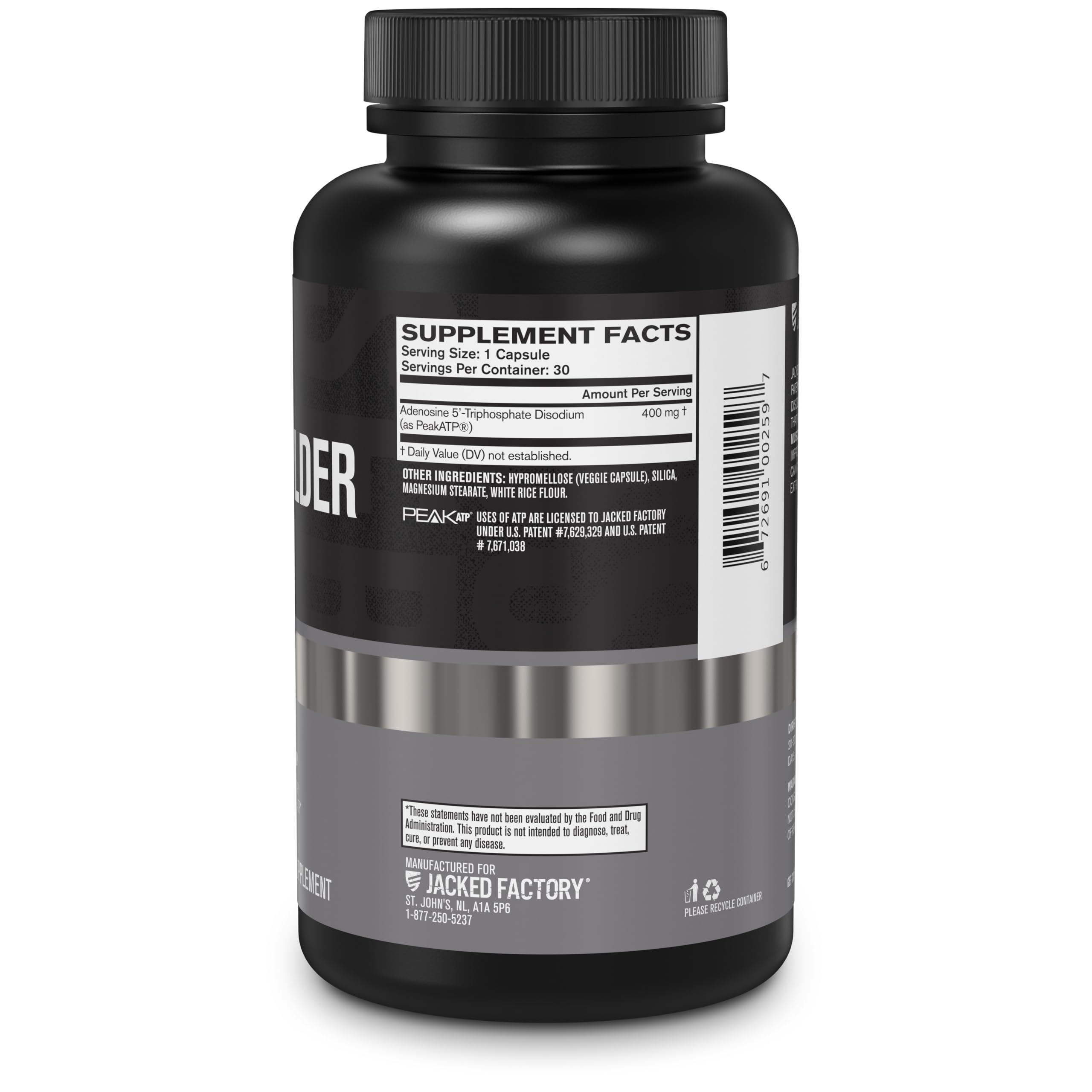 Jacked Factory Essentials Muscle Builder - ATP Muscle Builder for Men with Peak ATP to Support Muscle Gain, Enhance Athletic Performance, & Increase Strength - 30 Capsules Jacked FactoryAu supplements