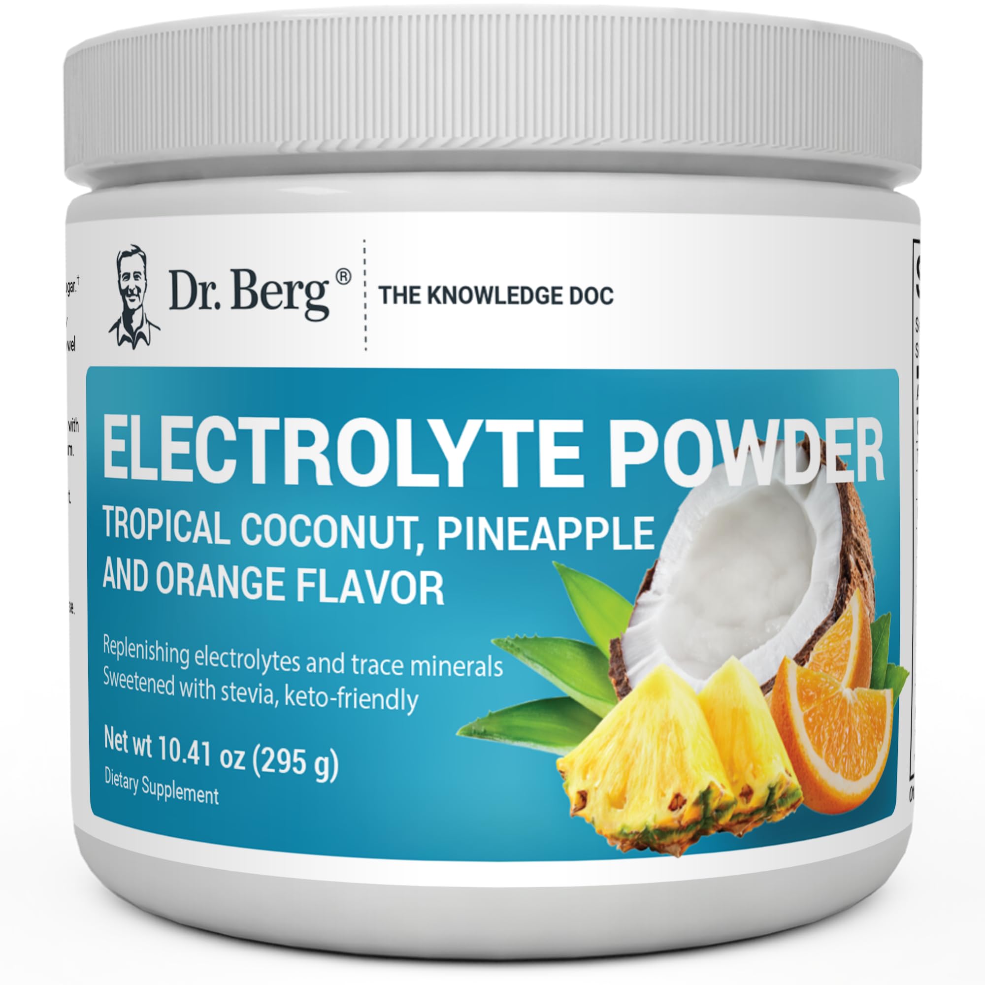 Dr. Berg Hydration Keto Electrolyte Powder - Enhanced w/ 1,000mg of Potassium Dr. Berg NutritionalsUS supplements