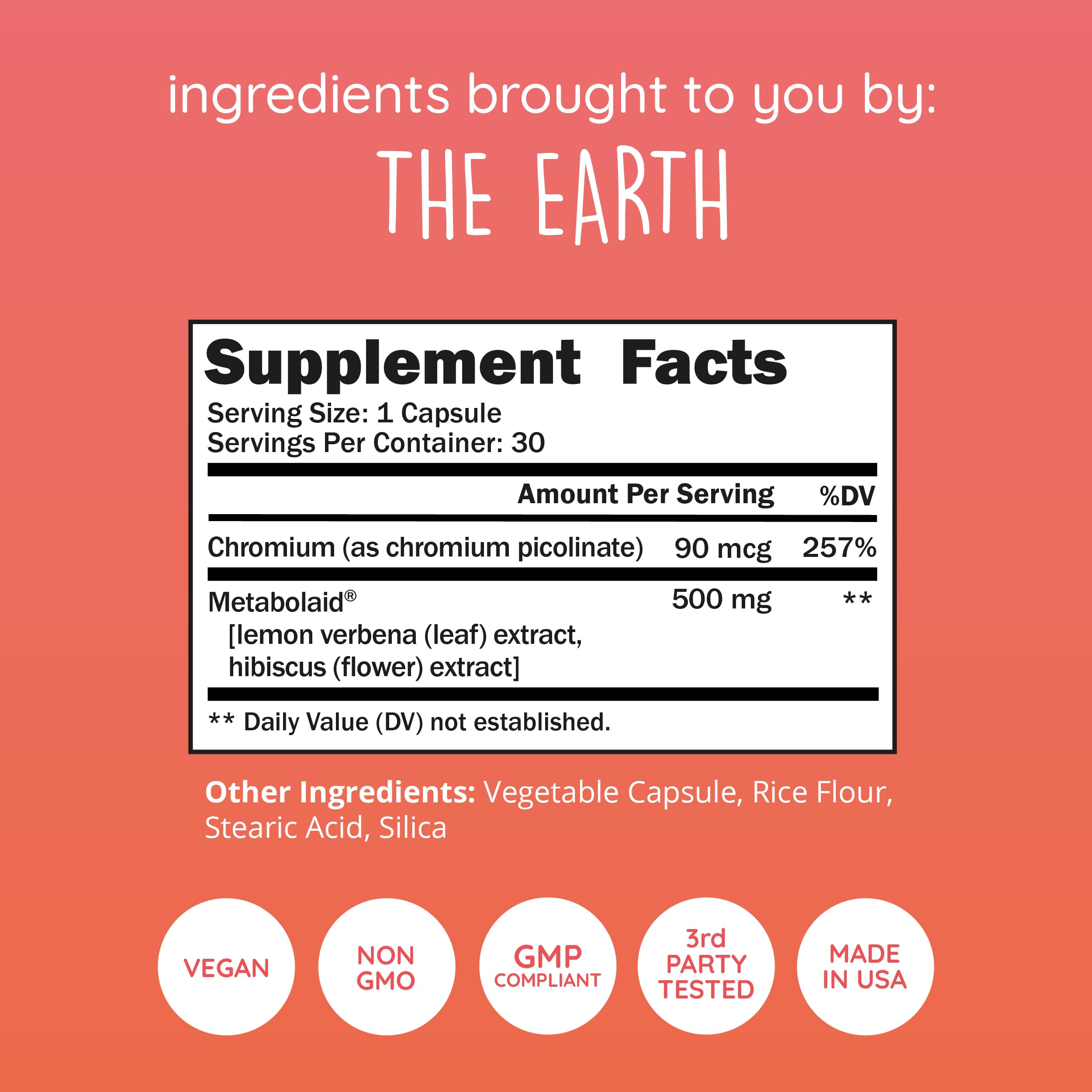Happy Healthy Hippie GLP-1 Supplement (Metabolaid™ + Chromium) + Appetite Suppressant for Women | Metabolism Booster (AMPK) for Weight | Belly Fat Burner | Hunger & Cravings Control - 30 Vegan Caps Happy Healthy HippieAu supplements