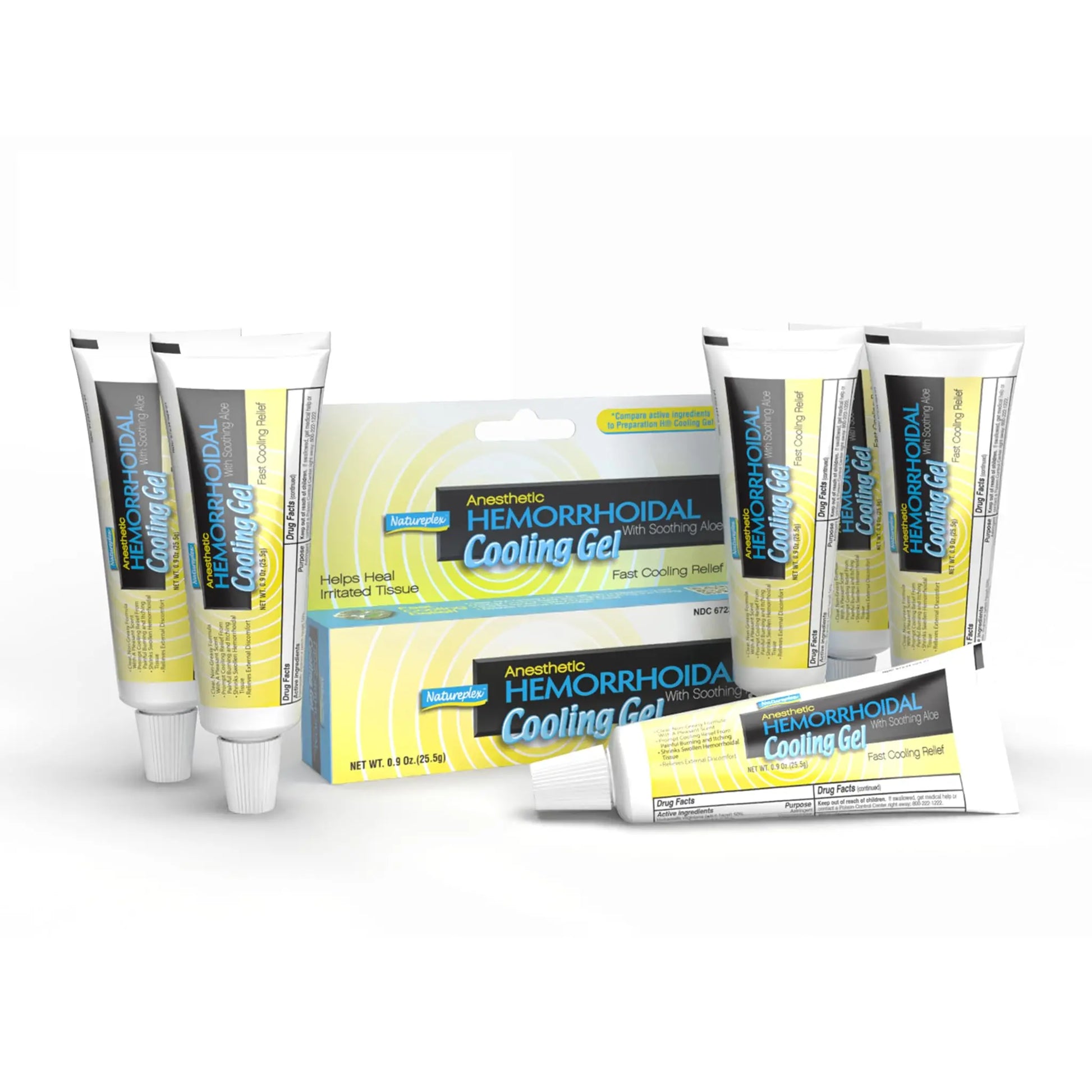 Natureplex Anesthetic Hemorrhoidal Cooling Gel with Soothing Aloe (6 Pack) NatureplexAu supplements