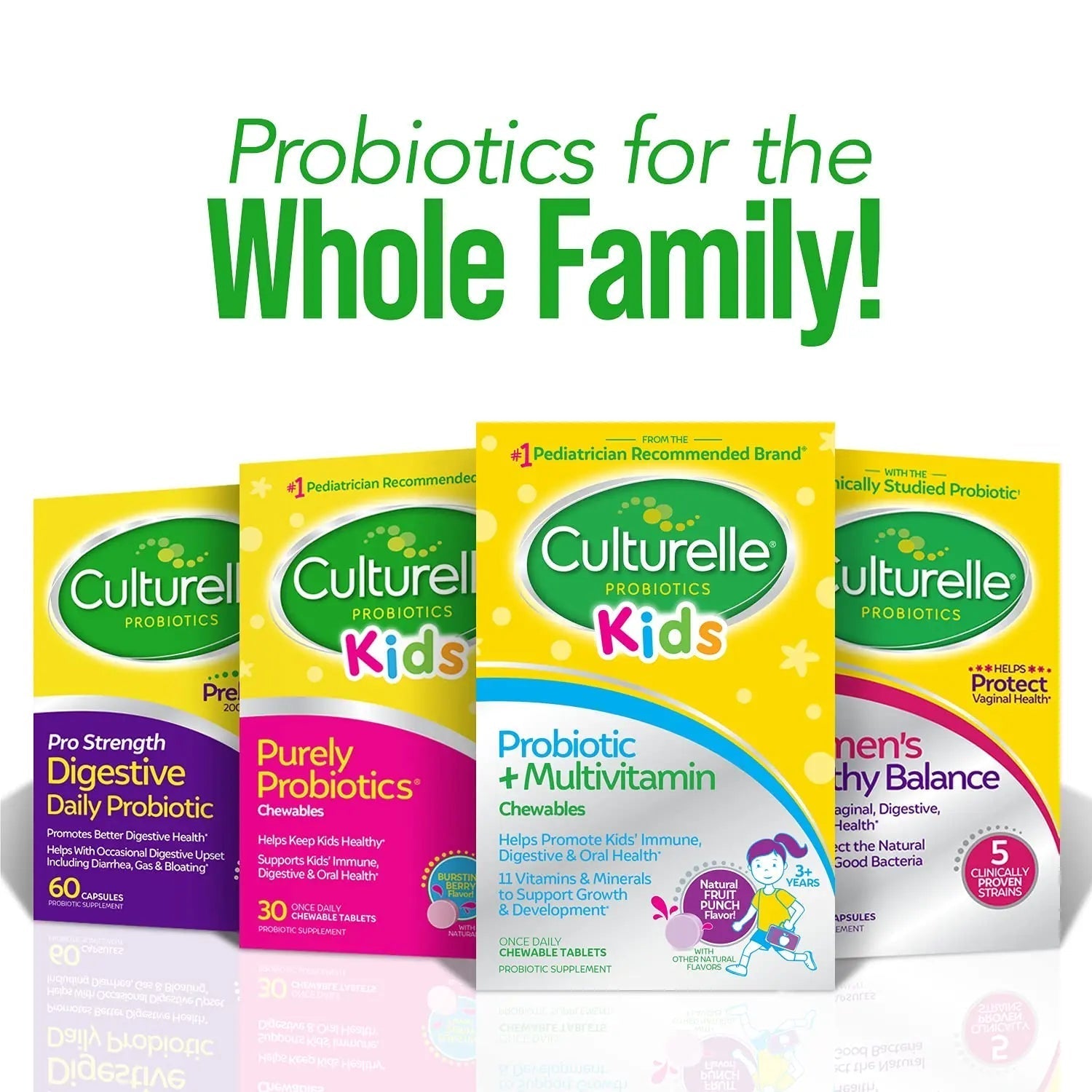 Culturelle Kids Probiotic + Complete Multivitamin Chewable For Kids, Ages 3+, 30 Count, Digestive Health, Oral Health & Immune Support CulturelleAu supplements