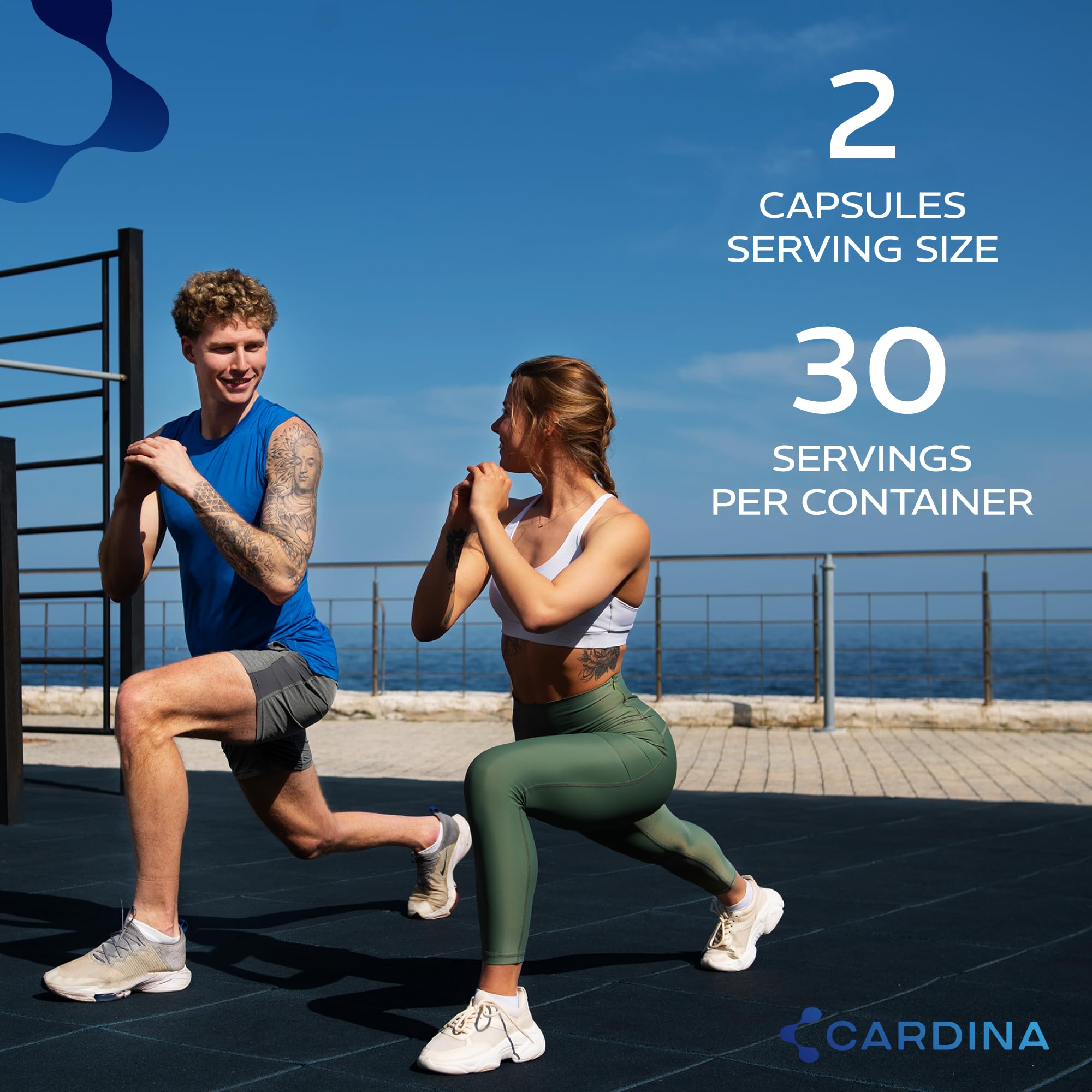 CARDINA B12 Vitamins for Women and Men - Brain Supplements for Memory and Focus with Thiamine B1 Supplement and COQ10 - Brain Memory Support - Non-GMO and Vegan B12 Supplement, 60 Ct CARDINAAu supplements