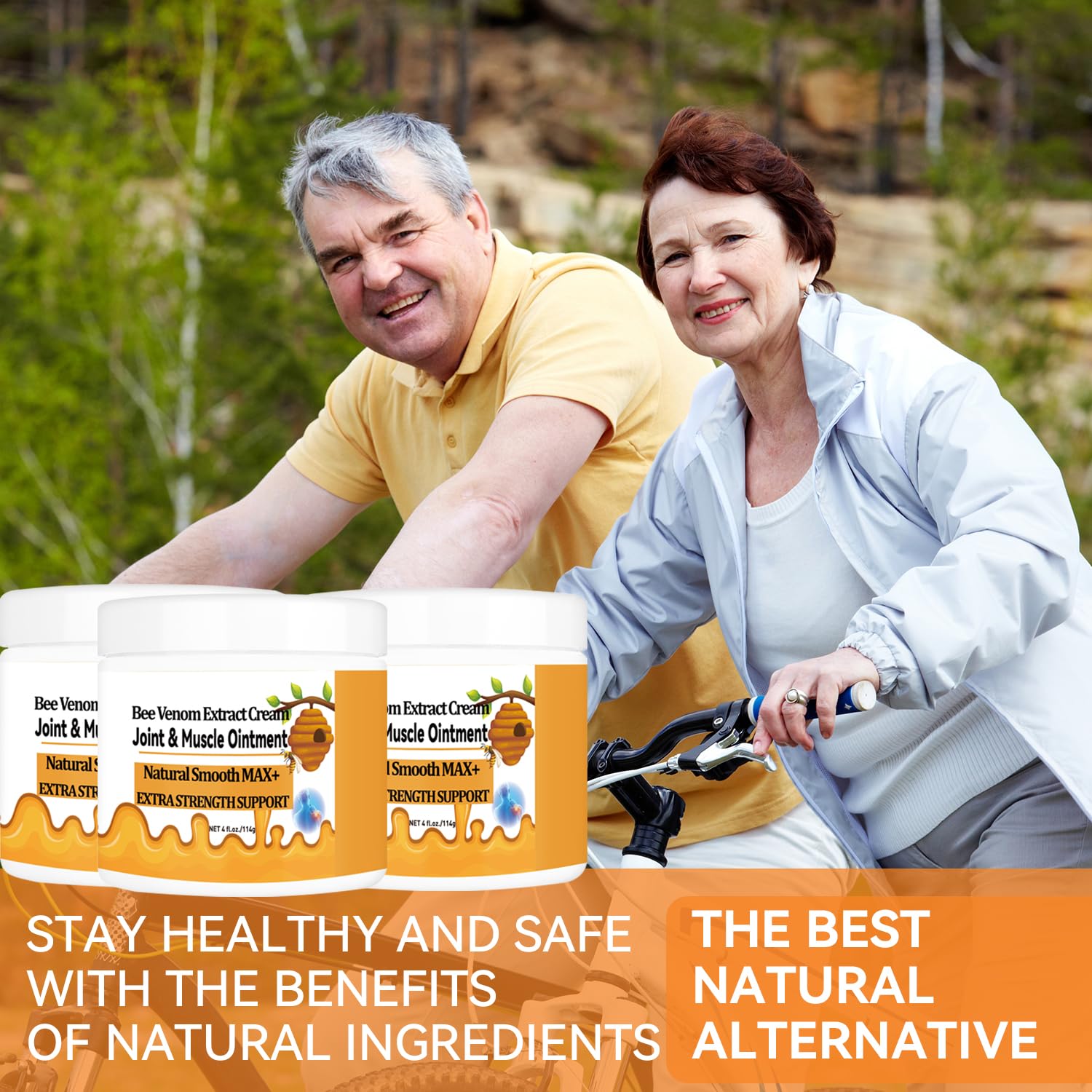 WONDROUSZ Bee Venom Joint Cream, Extra Strength Muscle & Bone Soothing Ointment, for Shoulder, Back, Neck, Hands, Feet, Leg, Knees, Ankle, Arthritis, Meniscus, for Adults, Seniors WONDROUSZAu supplements