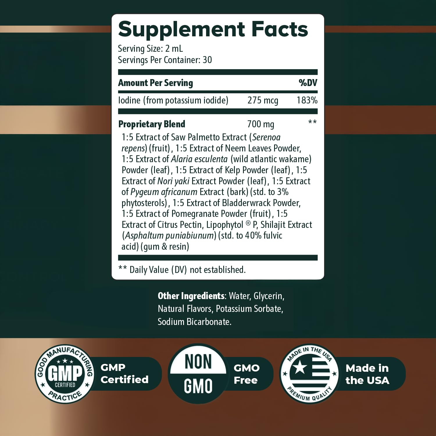 Nature’s NutriWave ViriFlow Liquid Supplement with Plant & Mineral Extracts – Natural Formula, Non-GMO, Made in USA, GMP-Certified – Easy-to-Use Liquid Drops, 60 mL, 2 Oz, 1 Month Supply Nature’s NutriWaveAu supplements