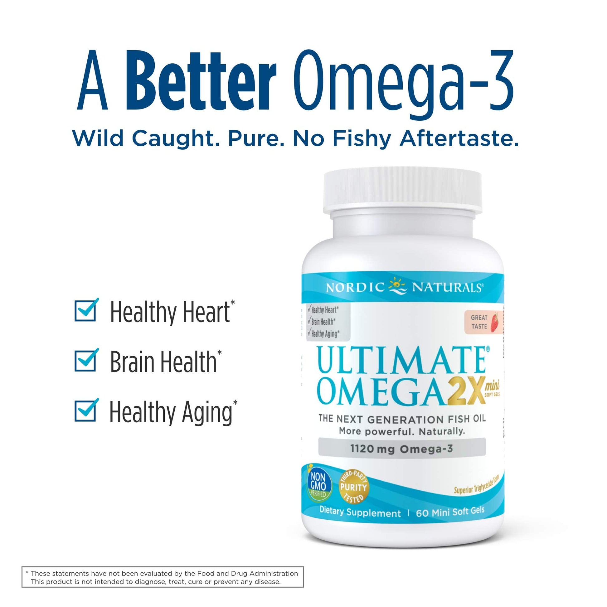 NORDIC NATURALS Ultimate Omega Minis, 60 CT Nordic NaturalsAu supplements