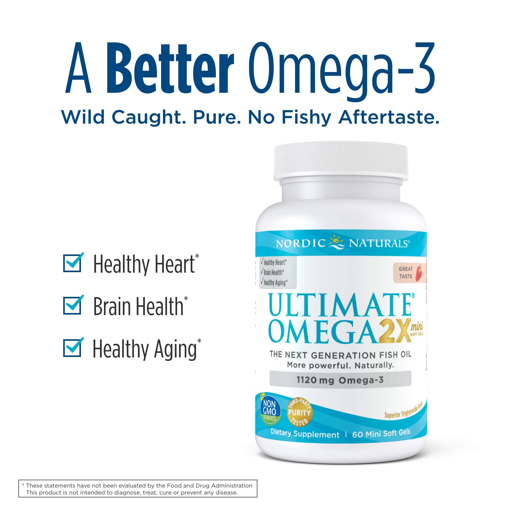 NORDIC NATURALS Ultimate Omega Minis, 60 CT Nordic NaturalsAu supplements