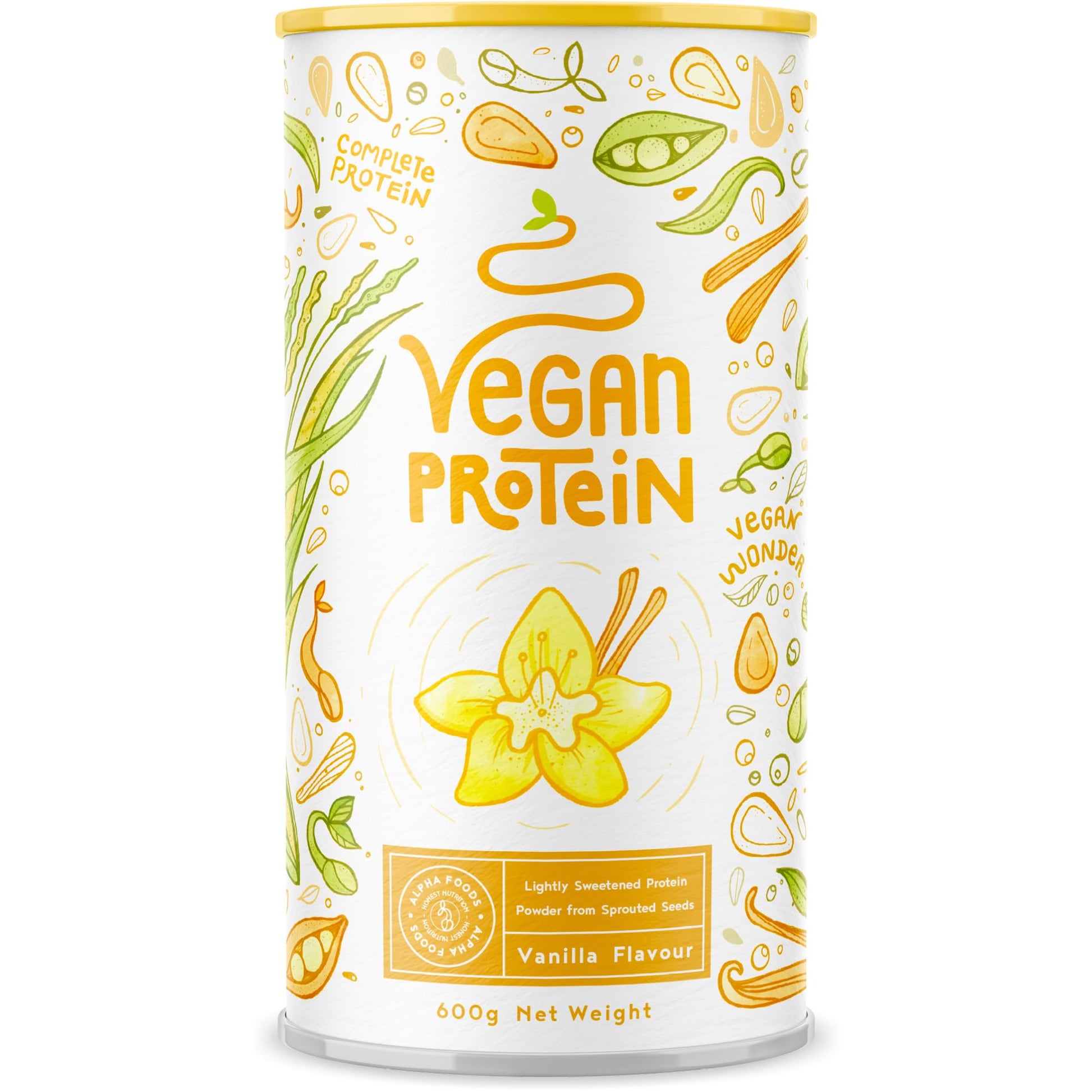 Vegan Protein Powder - Muscle Building Powder with Amino Acids - Plant Based Protein Shake Alpha FoodsAu supplements
