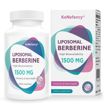 Berberine HCL Supplement 1500mg - High Bioavailability Liposomal Berberine Capsules KoNefancyUS supplements