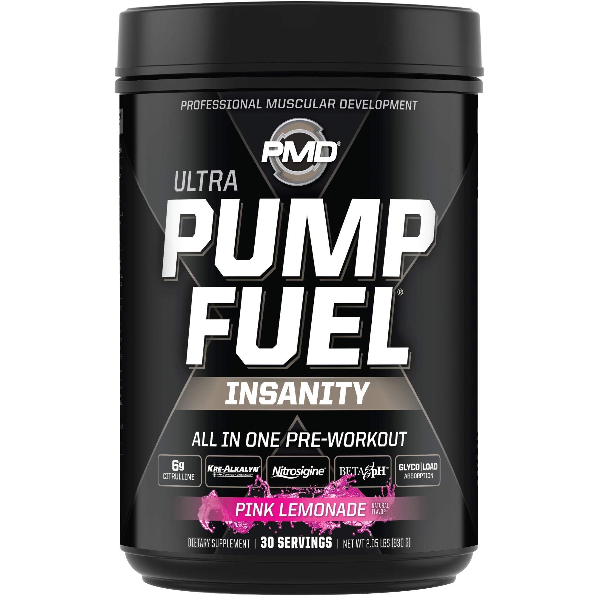 PMD Sports Ultra Pump Fuel Insanity - Pre Workout – Pink Lemonade (30 Servings) Sports PMDAu supplements