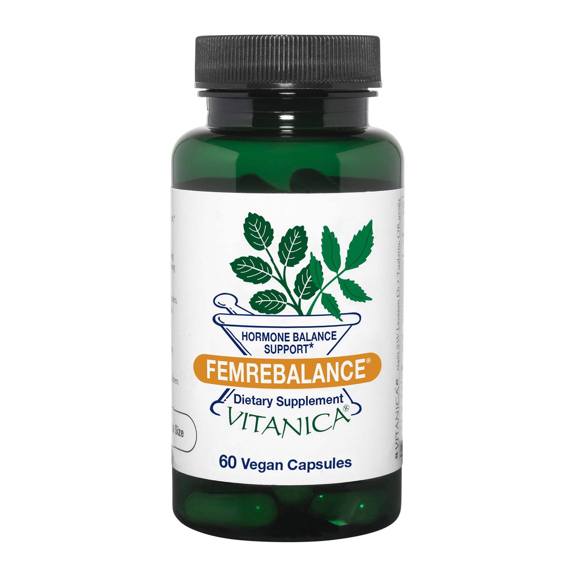 Vitanica FemRebalance, Hormone Balance Support for Women, Vegan, 60 Capsules VitanicaAu supplements