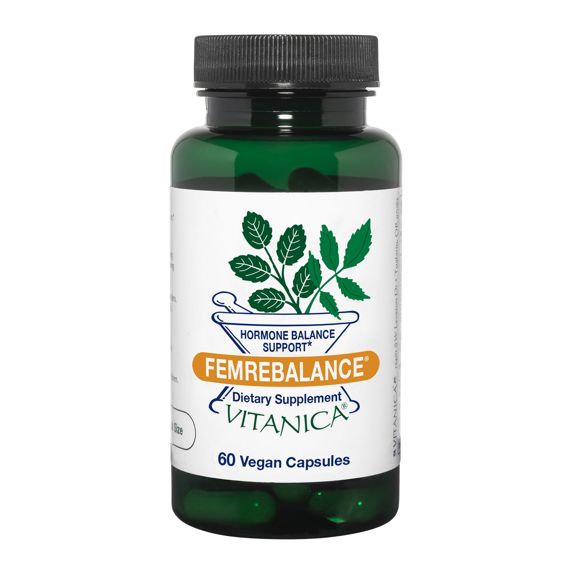 Vitanica FemRebalance, Hormone Balance Support for Women, Vegan, 60 Capsules VitanicaAu supplements