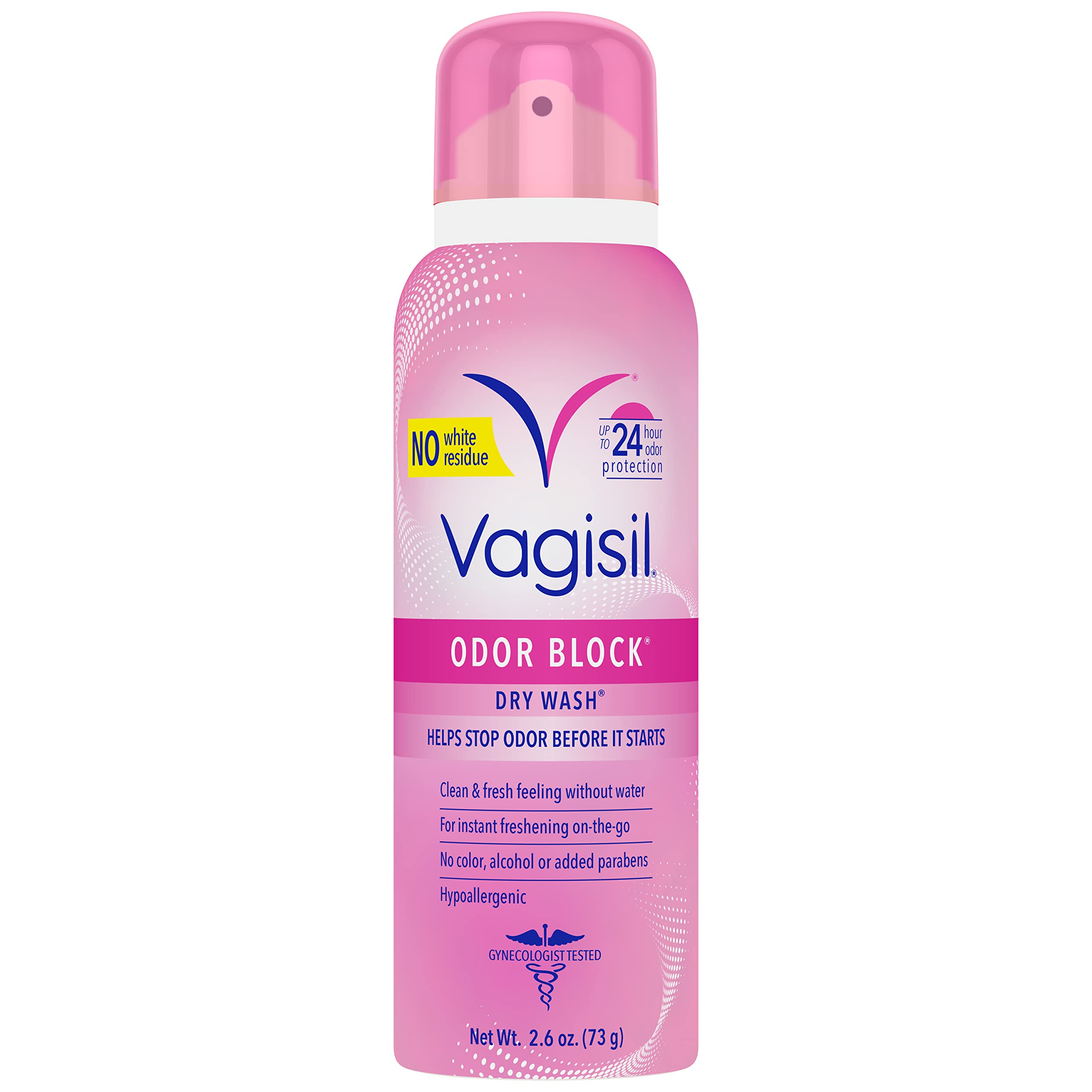 Vagisil Odor Block Dry Wash Spray for Feminine Hygiene, Gynecologist Tested, Hypoallergenic, 2.6 Ounces VagisilAu supplements