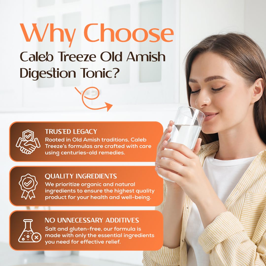 Old Amish Muscle and Digestion Tonic Pack (Formerly: Stops Leg Cramps and Stops Acid Reflux) with Apple Cider Vinegar Bundle by Caleb Treeze Caleb TreezeAu supplements