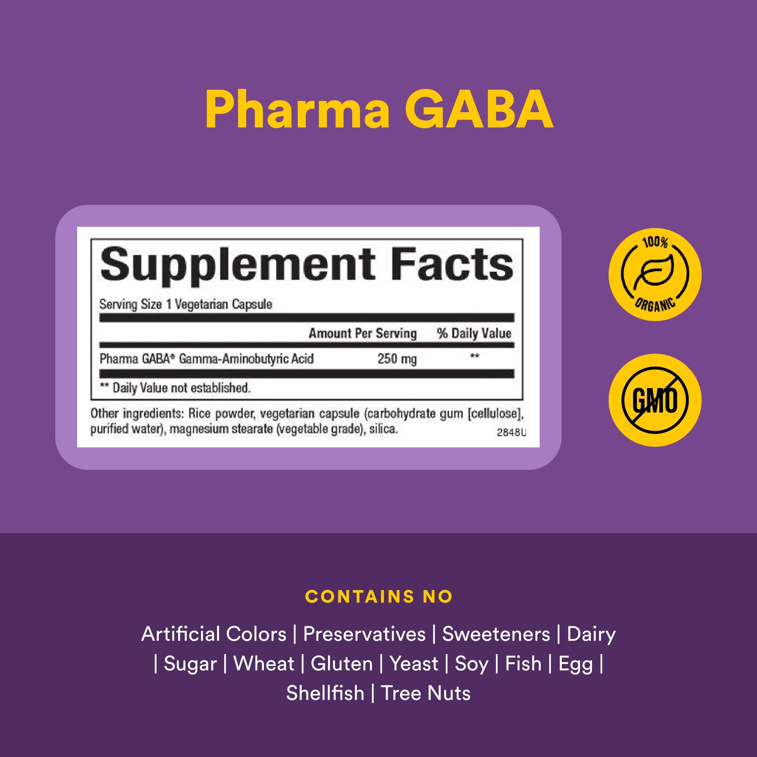 Natural Factors Pharma GABA - Dietary Supplement Supports Calm Sleep & Sleep Quality - Natural, Fast-Working Supplement Aids Focus & Brain Health - 60 Chewable Tablets (60 Servings) Natural FactorsAu supplements