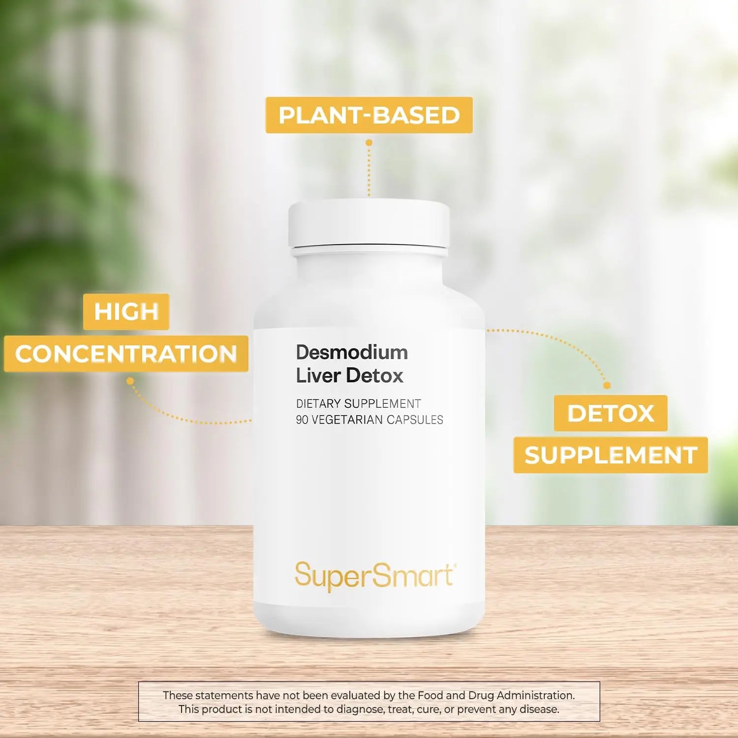 Supersmart - Desmo Forte ™ - Liver Support Supplement - 1:2 Liquid Extract of Desmodium Asdscendens | Non-GMO & Gluten Free - 250 ml Supersmartnz supplements