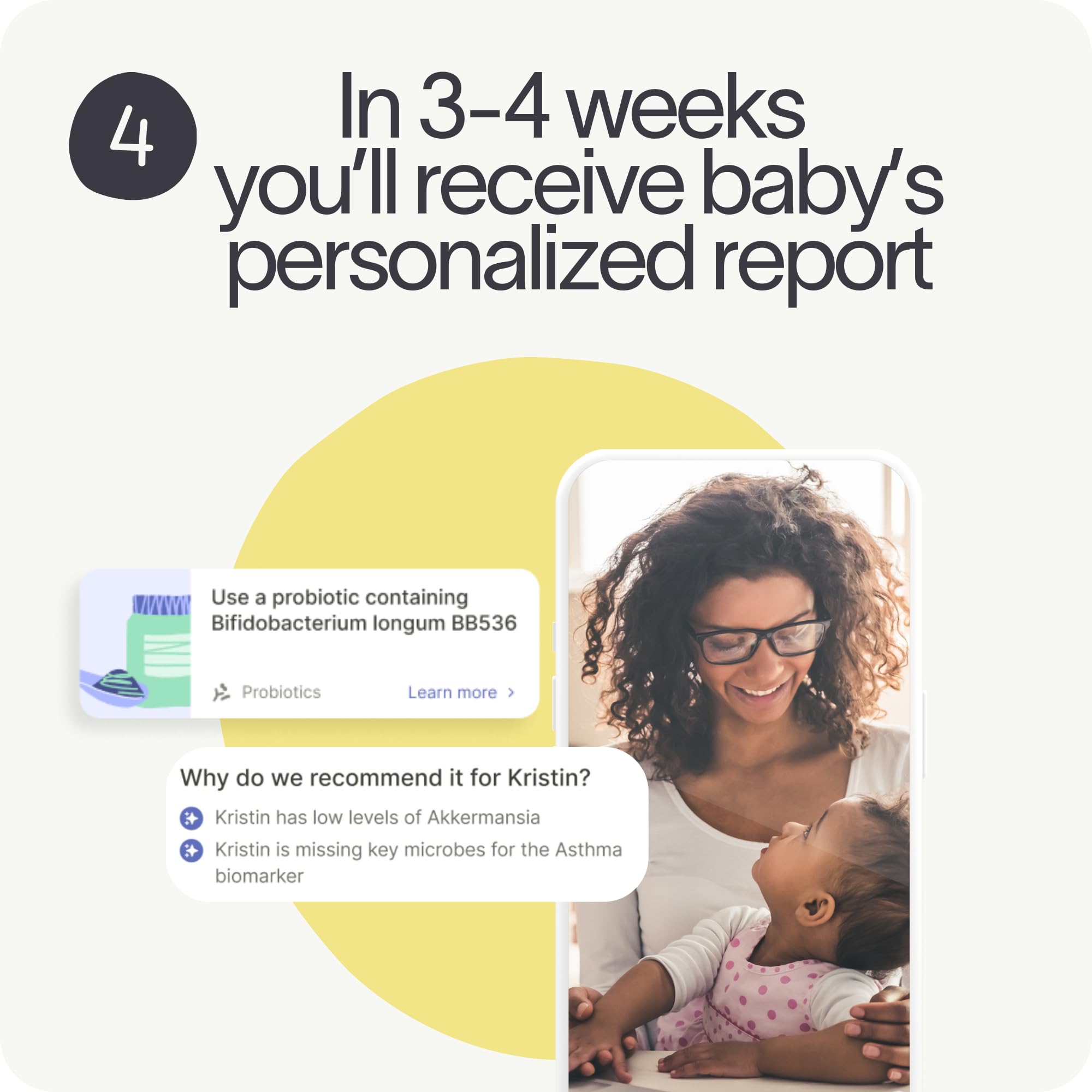 Tiny Health Baby Gut Health Test Kit for Babies and Toddlers, Fast & Mess-Free with Easy at Home Test, 3-4 Weeks Results, Expert Insights Tiny HealthAu supplements