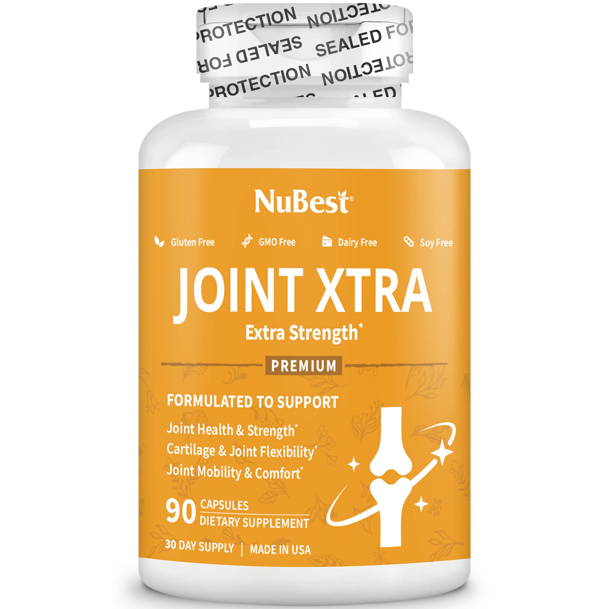 NuBest Joint Xtra - Joint Support Supplement | Joint Health Formula with Triple Joint Strength - Glucosamine, Chondroitin, Turmeric, MSM | 1 Month Supply NuBestAu supplements