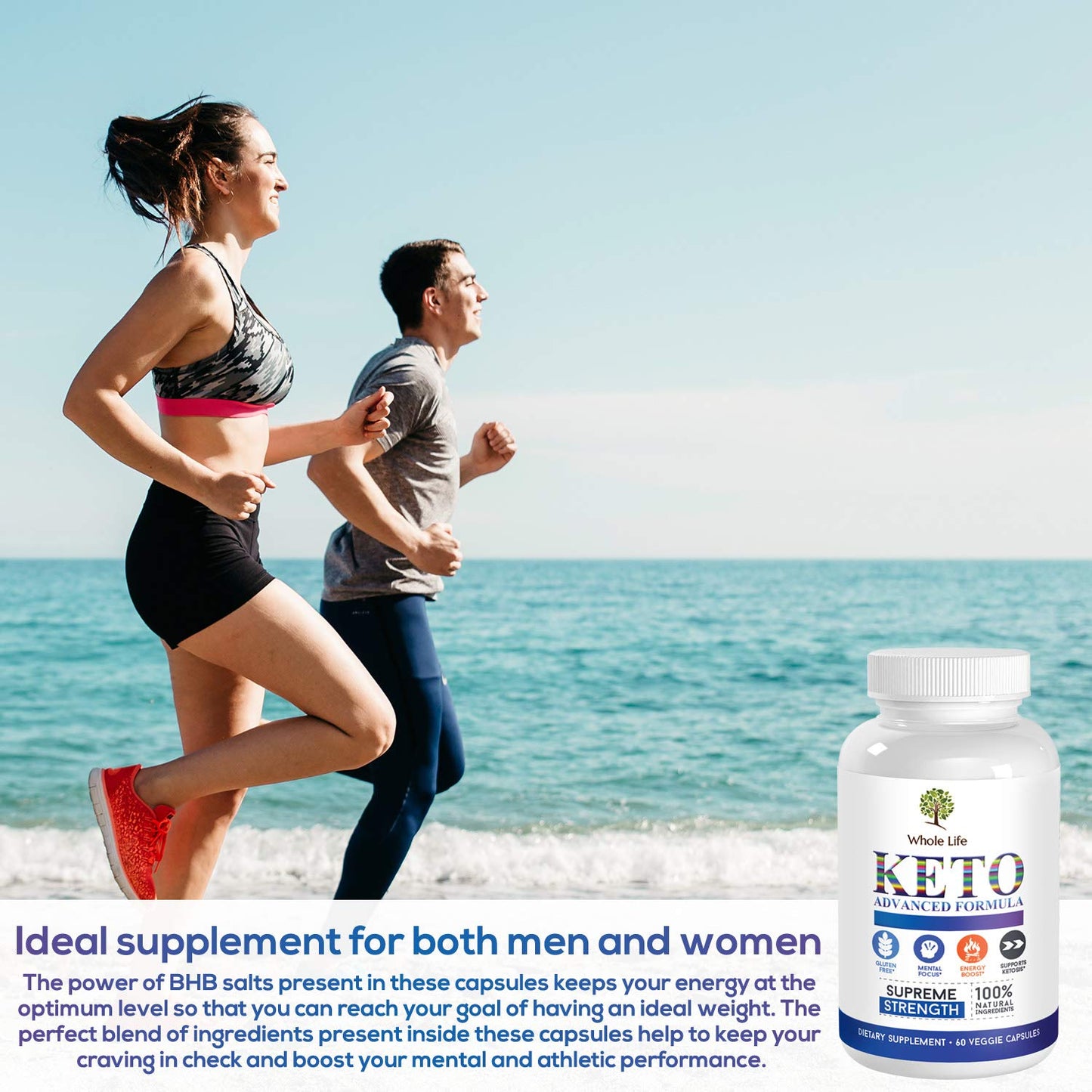 WHOLE LIFE Keto Advanced Formula Diet BHB Pills - Ketogenic All Natural, Support WHOLE LIFEUS supplements