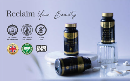 YES2 REVIVE Marine Collagen Capsules - Enhanced with Hyaluronic Acid Vitamin C & E Skin Rejuvenate YES2 REVIVEUS supplements