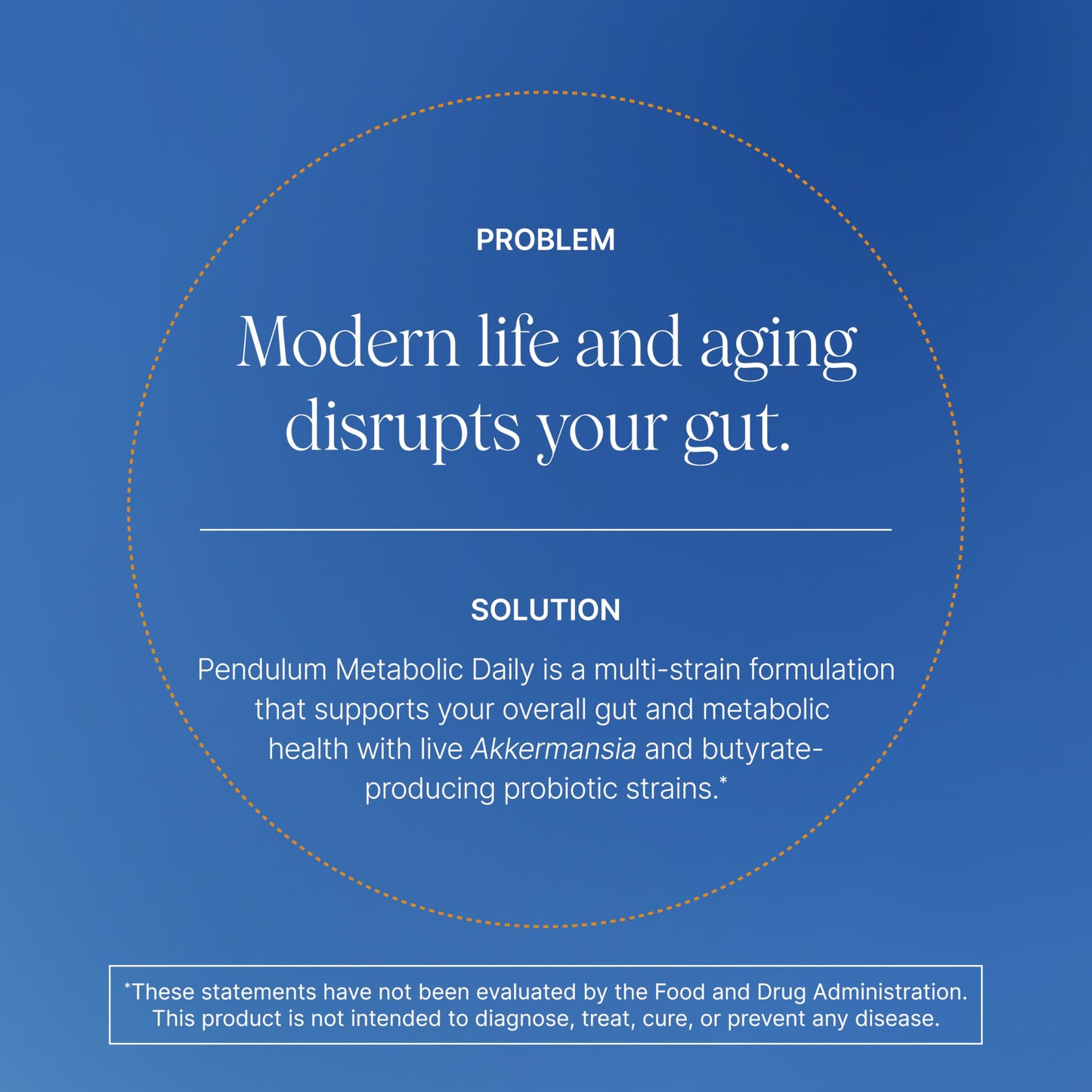 Pendulum Metabolic Daily - Multi-Strain Probiotic with Akkermansia muciniphila to Support Metabolism and Sustain Energy Levels - for Women and Men - 90 Capsules (1 Pack) PendulumUS supplements