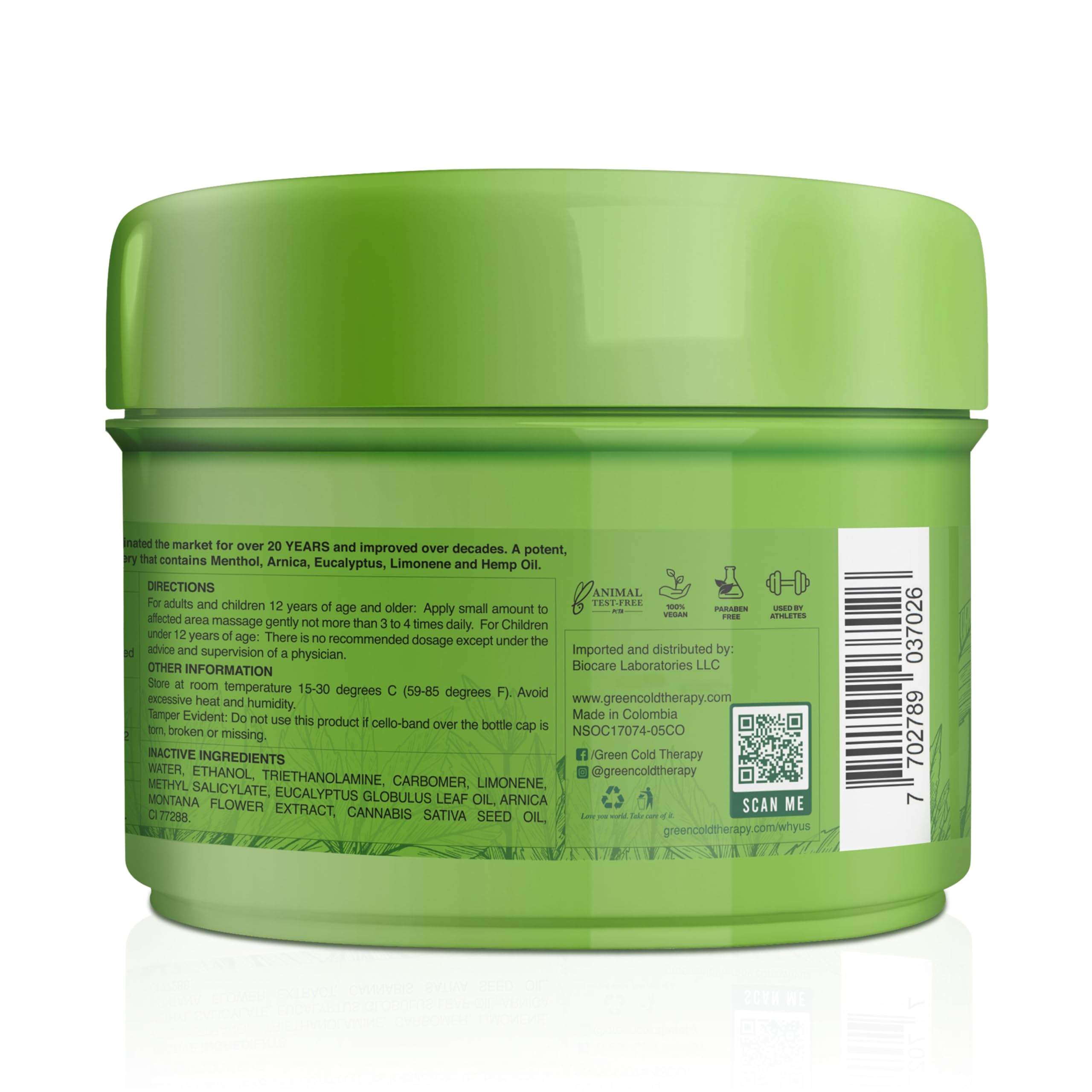 Ross D'Elen Green Menthol Gel - 2Pack Large Size (2) ROSS D'ELENAu supplements