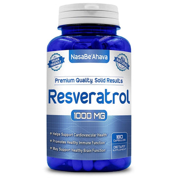 NASA Beahava 100% Pure Resveratrol - 1000mg Per Serving Max Strength (180 Capsules) NasaBeahavaAu supplements