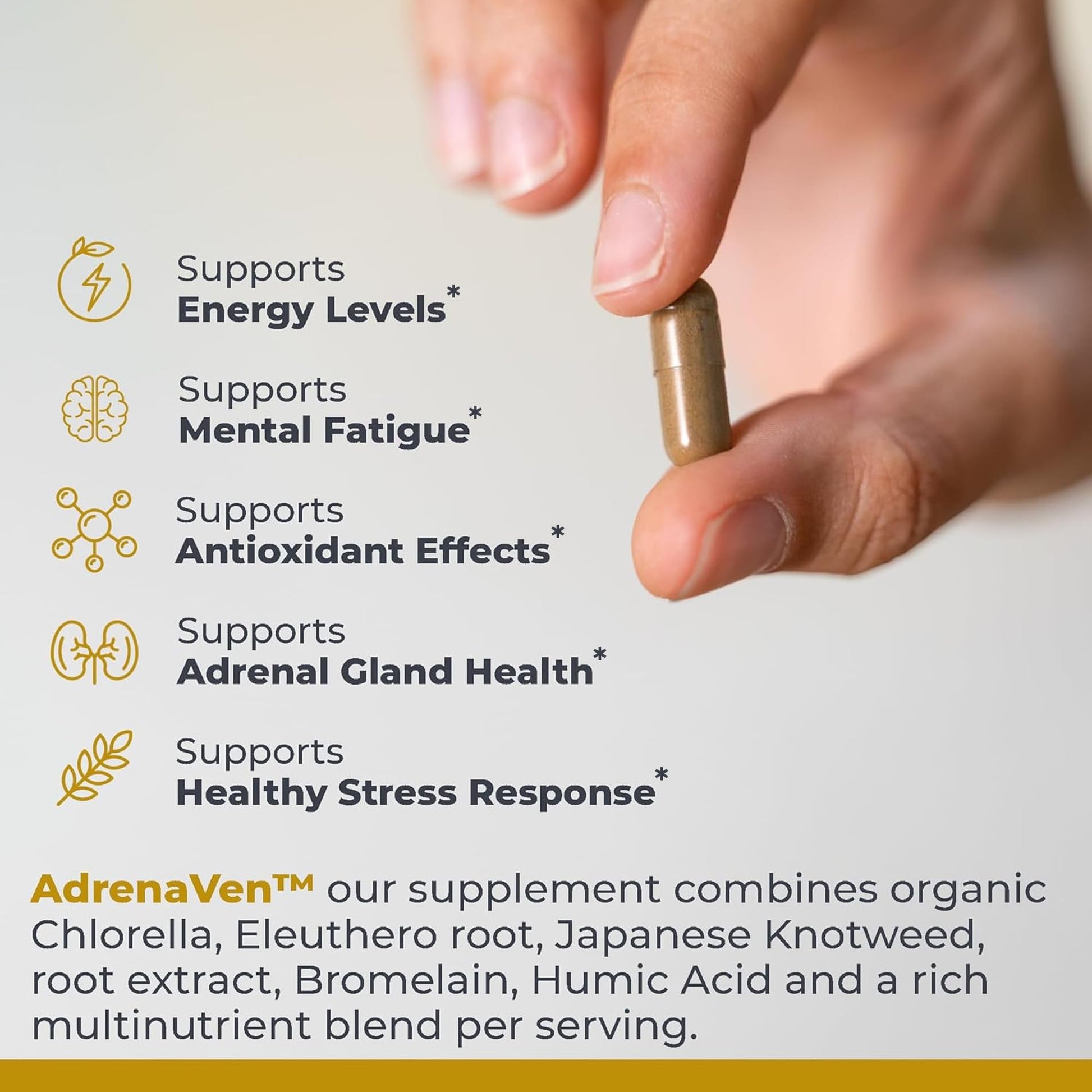 Premier Research Labs 30 Servings-AdrenaVen - Adrenal Health Supplement, Supports Adrenal Gland Health and Stress Response - Organic Adrenal Health - 60 Plant-Source Capsules Premier Research LabsAu supplements