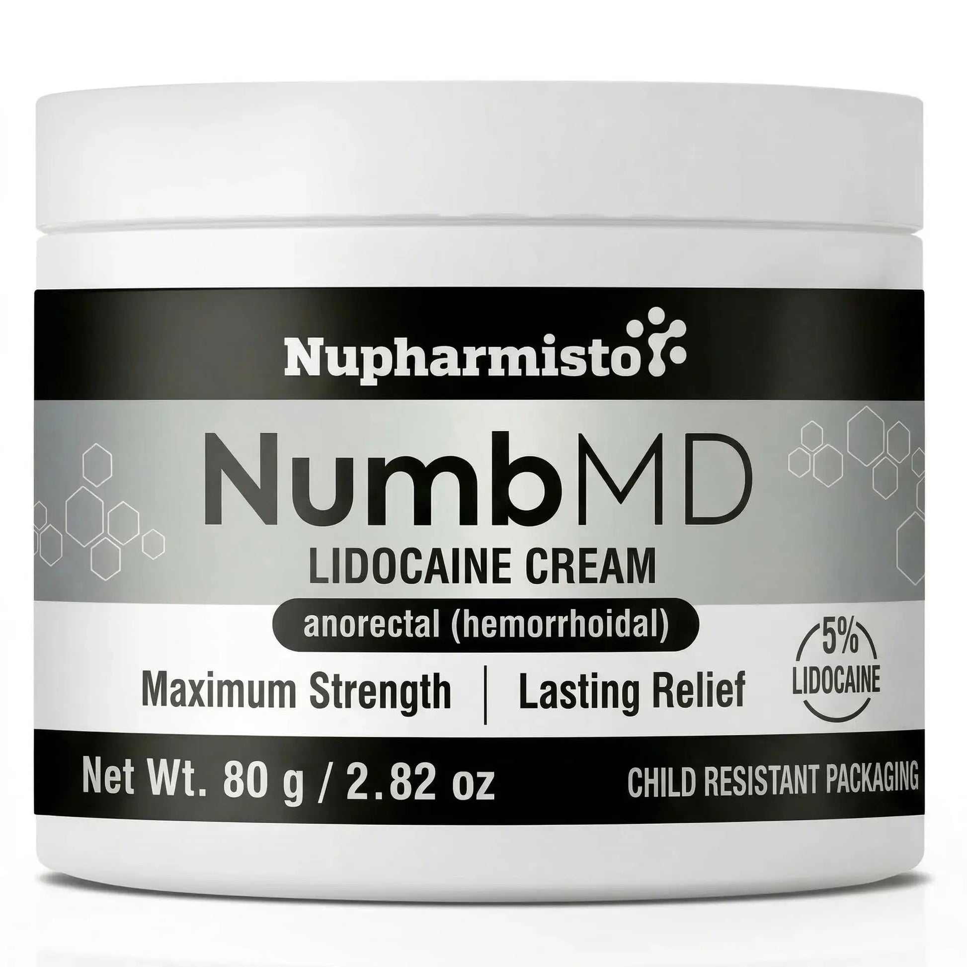 Nupharmisto Numbing Cream Maximum Strength : Long Lasting Numbing Cream with 5X Numbing - Emu Oil and Arnica 80 g / 2.82 oz NupharmistoAu supplements