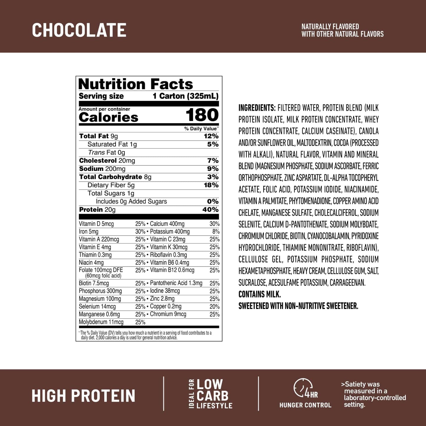 SlimFast High Protein Chocolate Bundle- 12 Count of Chocolate High Protein Meal SlimFastUS supplements