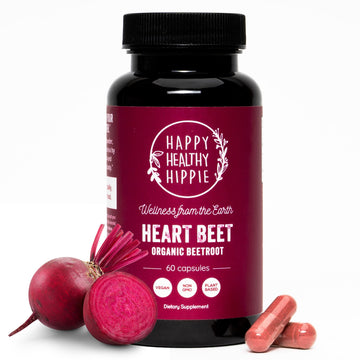 Organic Beet Root Capsules [1,300mg Superfood] - Blood Pressure Support Supplements Happy Healthy HippieAu supplements