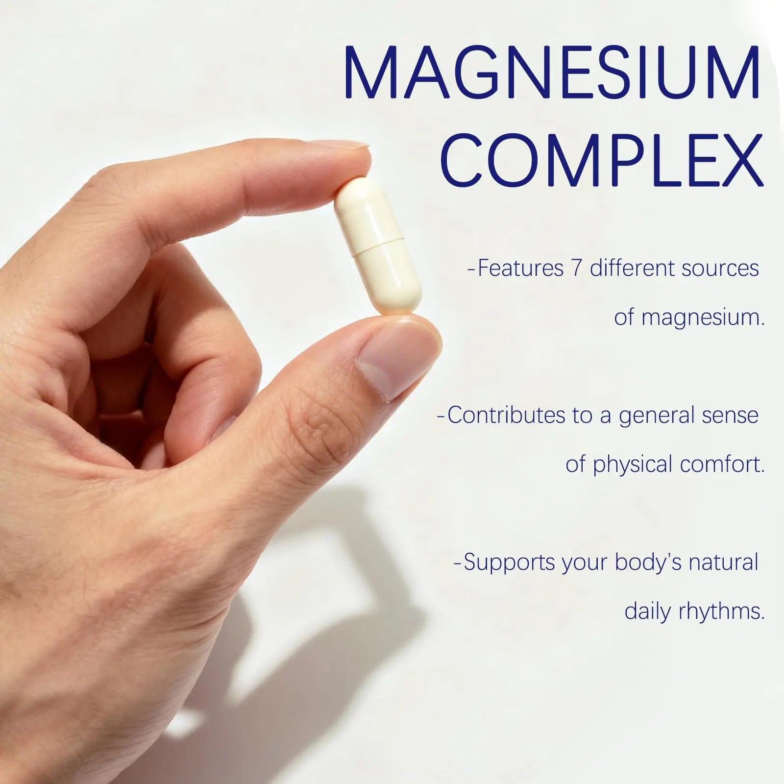 Magnesium Complex 1000mg - 7-in-1 Supplement with Glycinate, Citrate & Malate - Supports Muscle Relaxation, Sleep, Heart Health - High Absorption Capsules, 90 Count (1) CellJuvMaxnz supplements