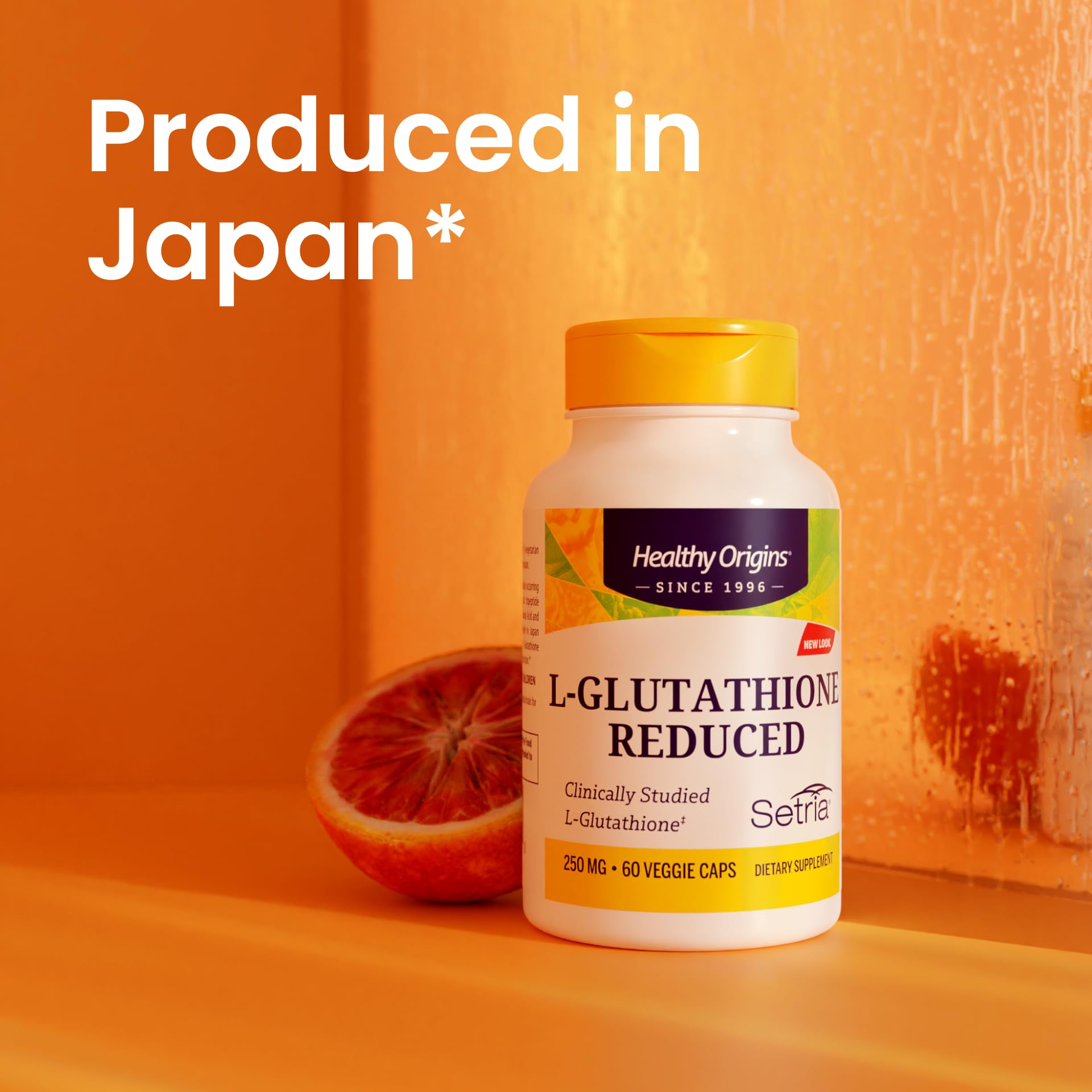 Healthy Origins L-Glutathione 500 mg (Setria, Non-GMO, Gluten Free, Antioxidant, Immune Support, Skin Support), 60 Veggie Caps Healthy OriginsAu supplements