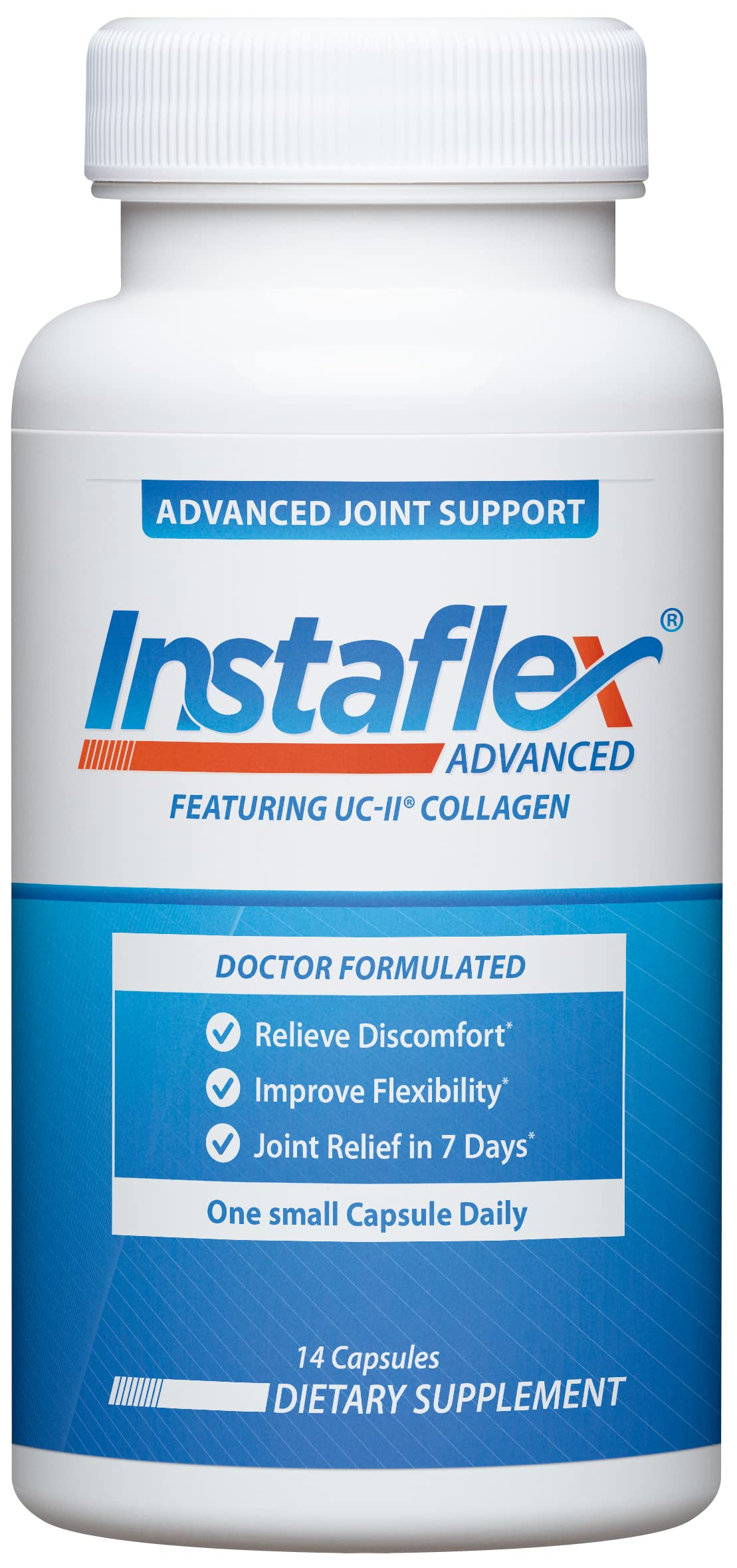 Instaflex Advanced Joint Support - Doctor Formulated Joint Relief Supplement, Featuring Collagen & 5 Other Joint Discomfort Fighting Ingredients - 14 Count InstaflexAu supplements
