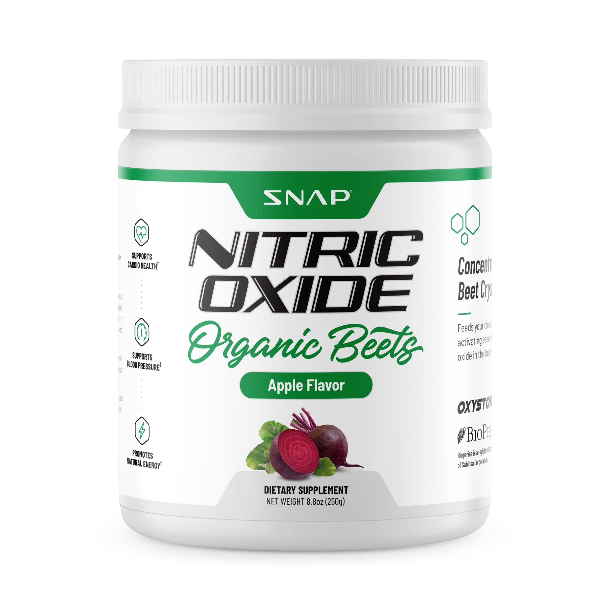 Snap Supplements USDA Organic Beet Root Powder, 3-in-1 Nitric Oxide Supplement Snap SupplementsAu supplements