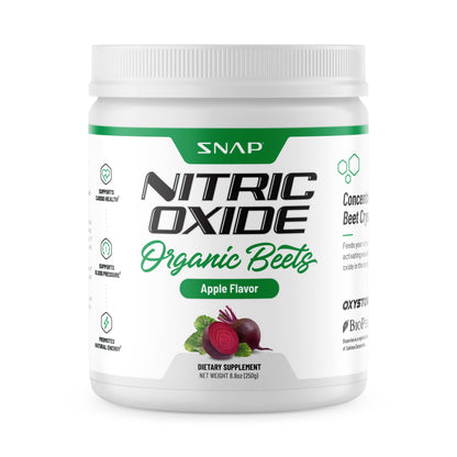 Snap Supplements USDA Organic Beet Root Powder, 3-in-1 Nitric Oxide Supplement Snap SupplementsUS supplements