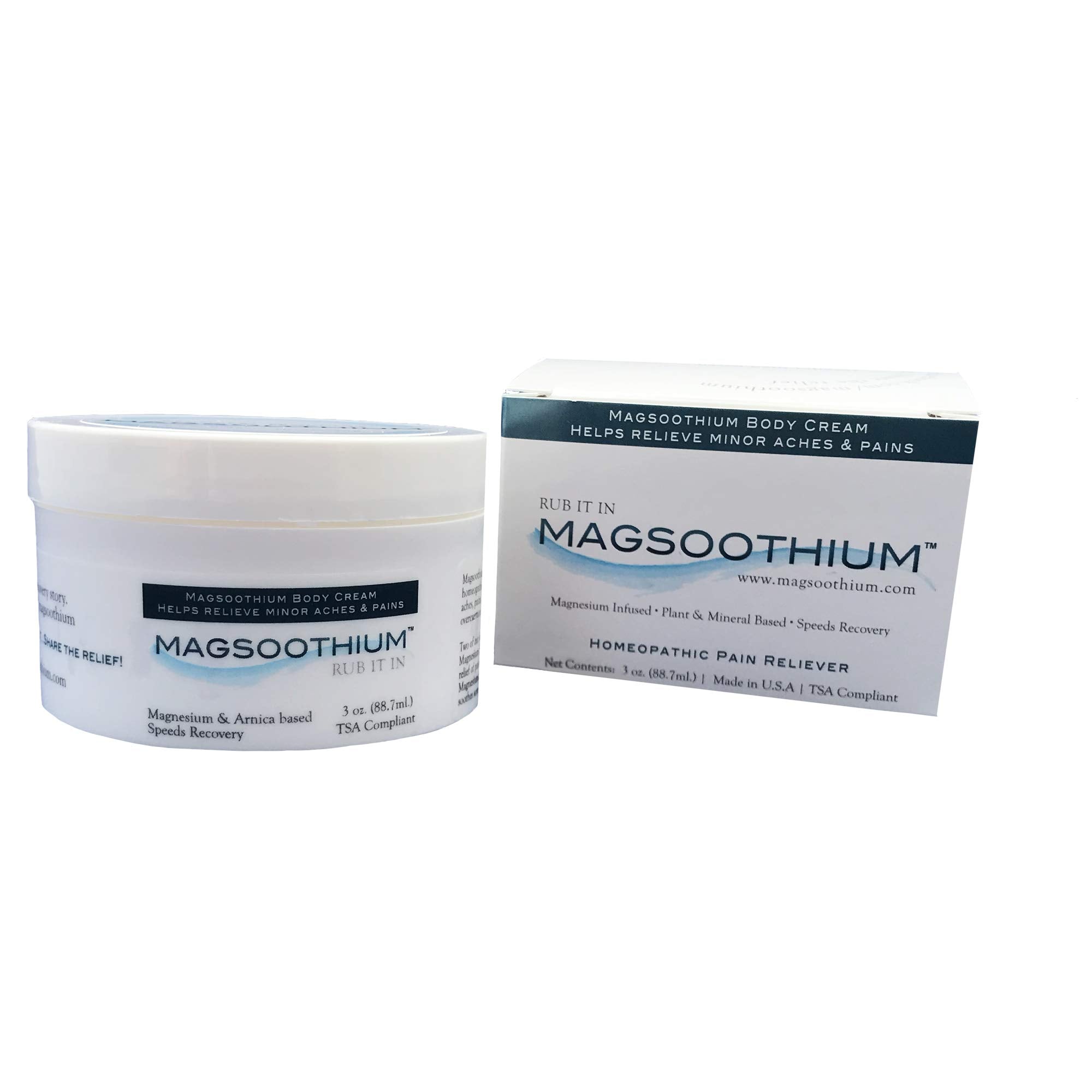 Magsoothium Original Recovery Balm- Magnesium Sulfate/Arnica Recovery Balm hephboardAu supplements