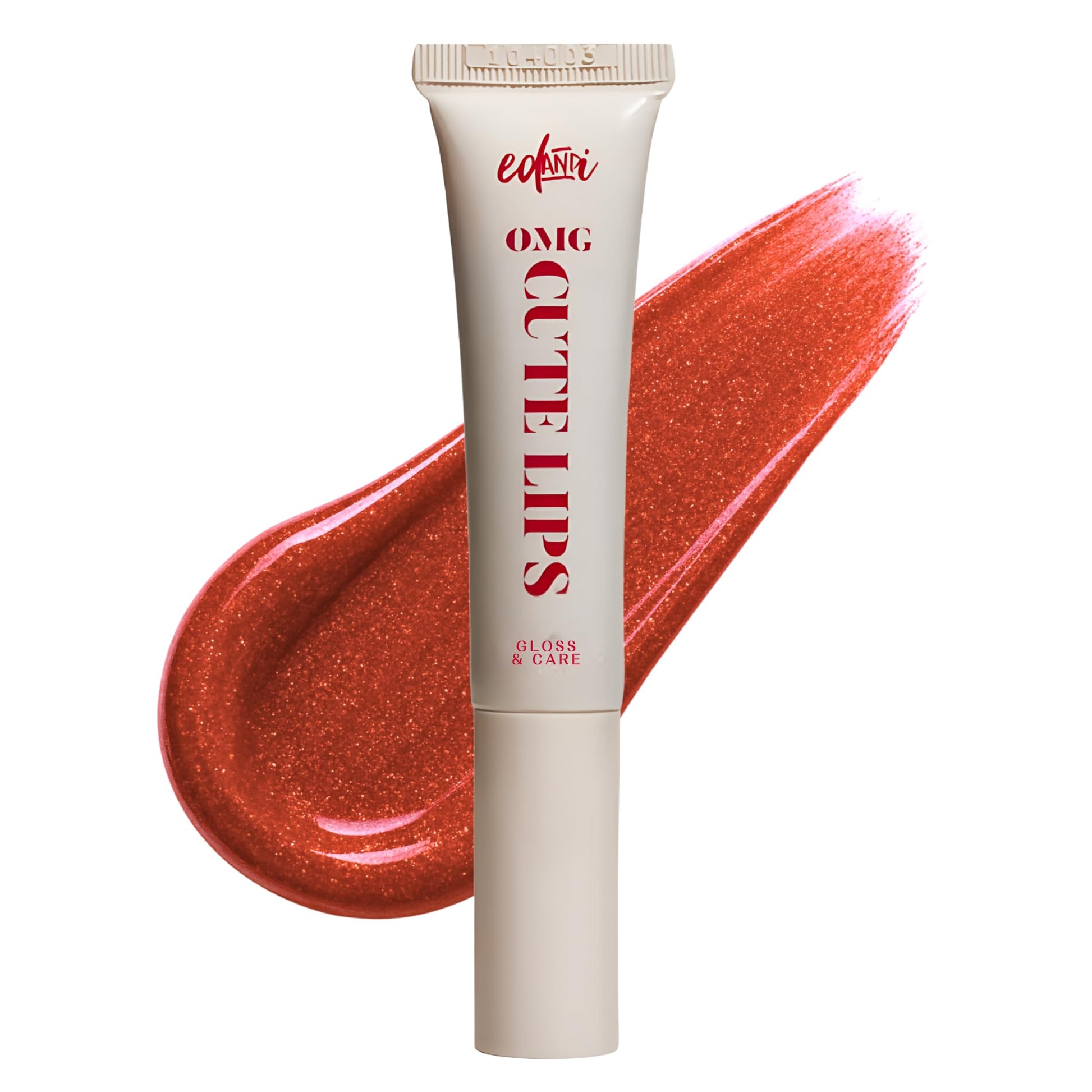 edandi ed&i OMG Cute Lips – Lip Gloss for Women with Shea Butter for Hydration, Light Shimmer, Lip Tinted High Shine Finish, Long Lasting Lip Gloss in Red Vanilla Frosting, Lightweight & Non-sticky edandiAu supplements